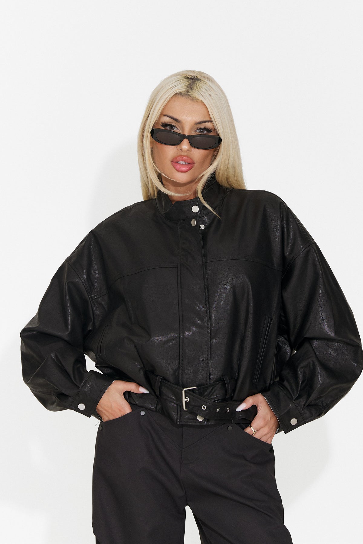 Giacca Casual Nera da Donna di Lunteva Bogas