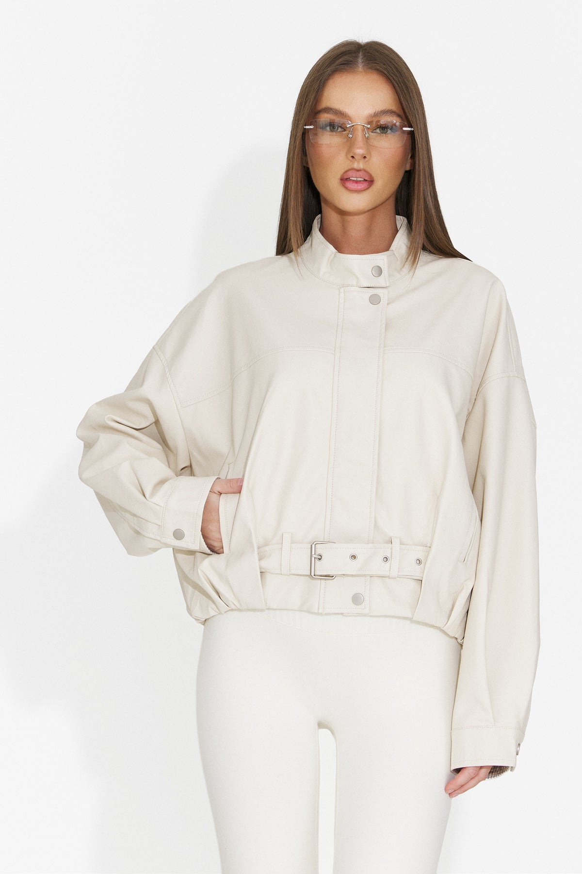 Giacca Casual Beige da Donna di Lunteva Bogas