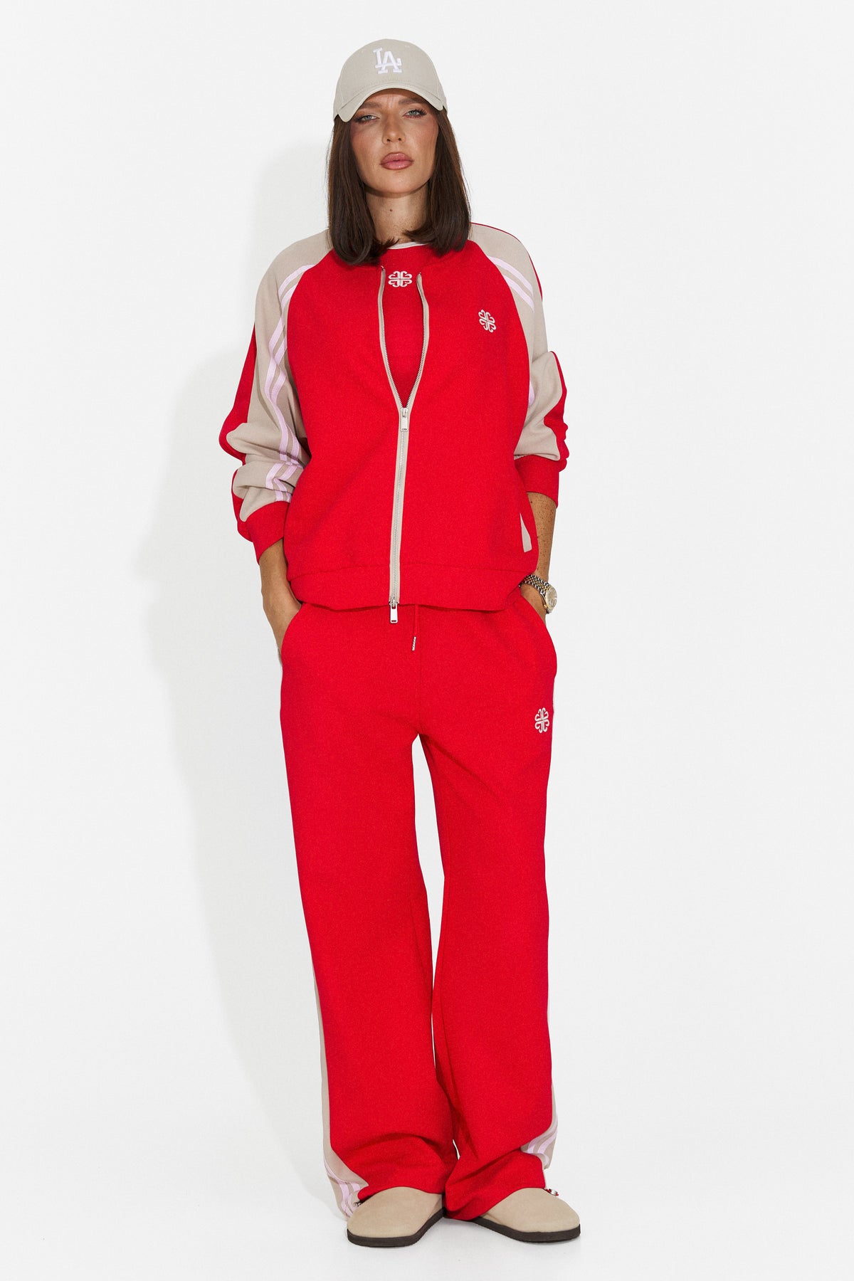 Trening dama casual rosu Mirosa Bogas