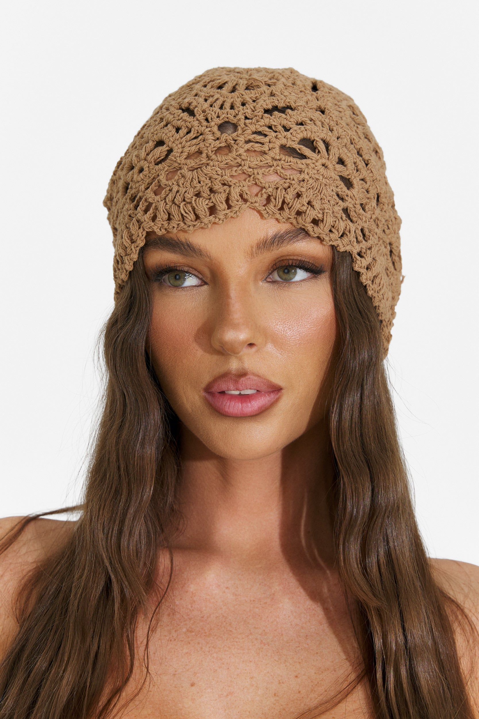 Accessorio da donna per la testa marrone Senis Bogas