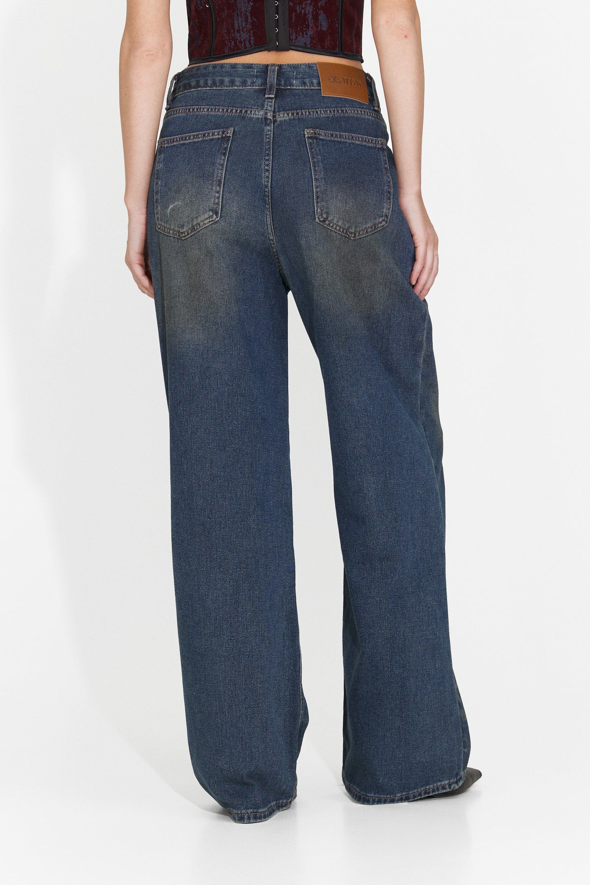 Blugi casual albastri Chemuila Bogas