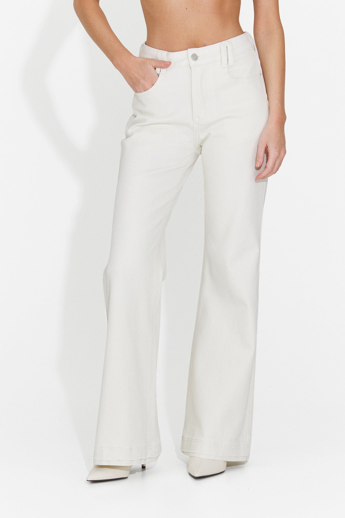 Jeans bianchi Butsila Bogas, immagine 4 di 6