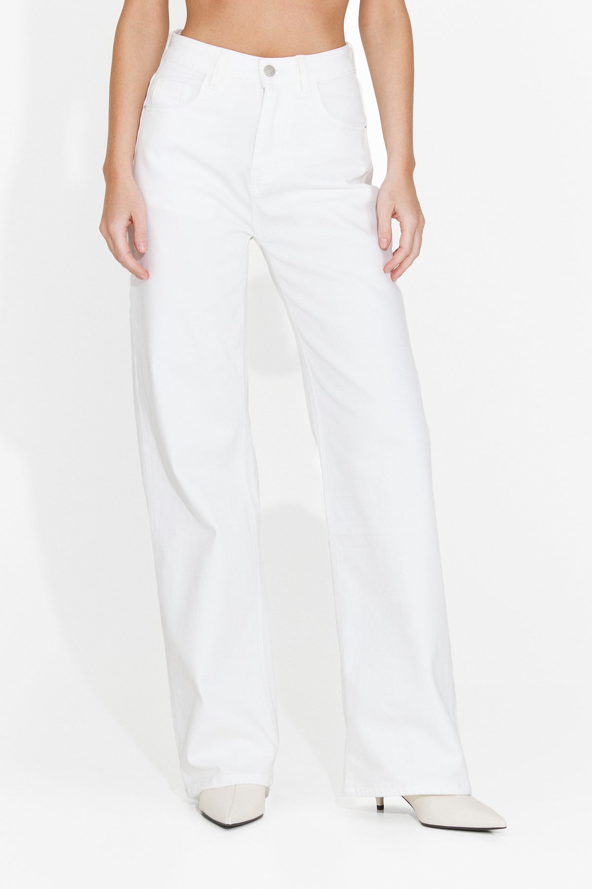 Jeans casual bianchi Drysroiza Bogas, immagine 4 di 8