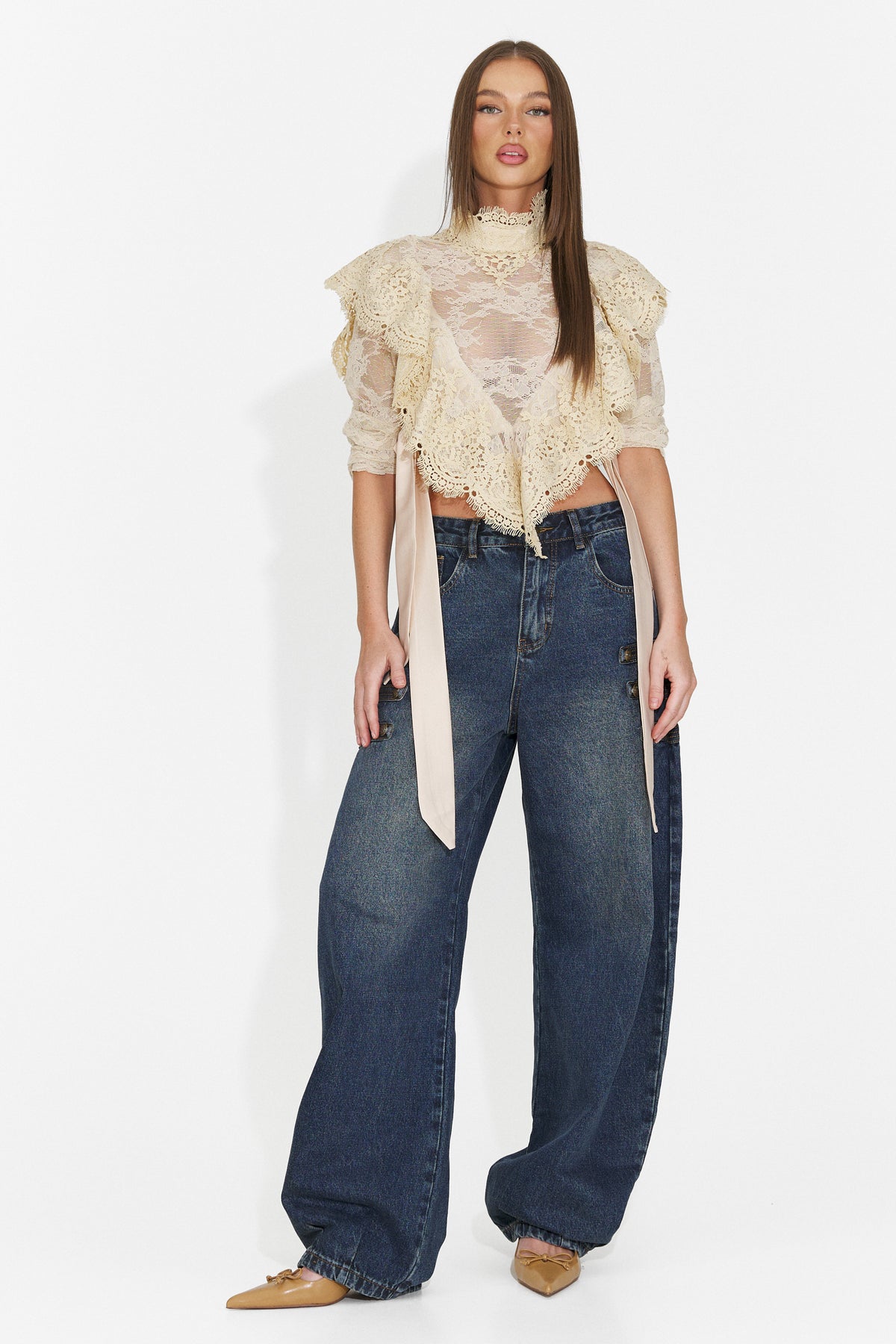 Jeans casual azzurri Tasina Bogas, immagine 3 di 8