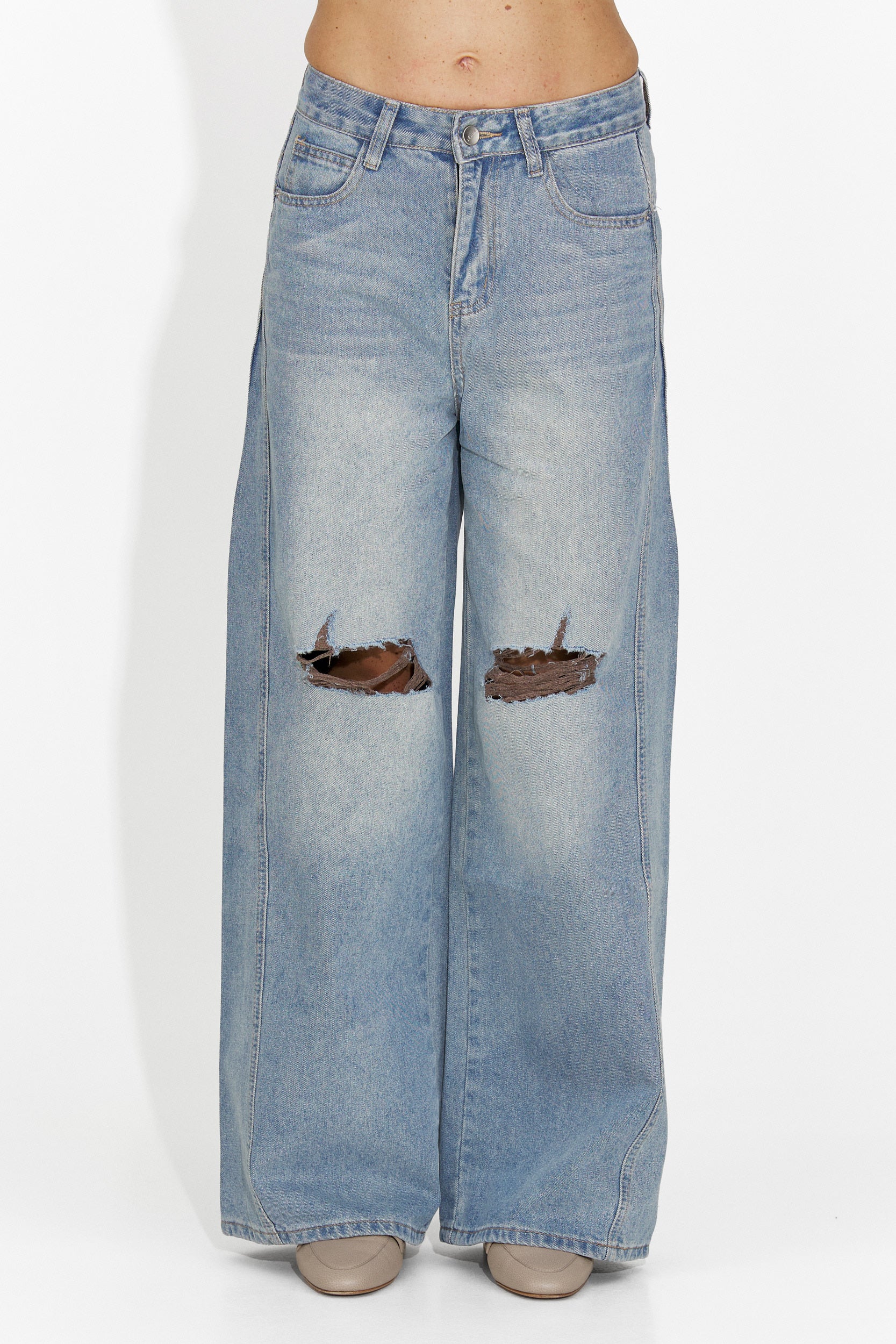 Jeans blu casual per donne Calora Bogas