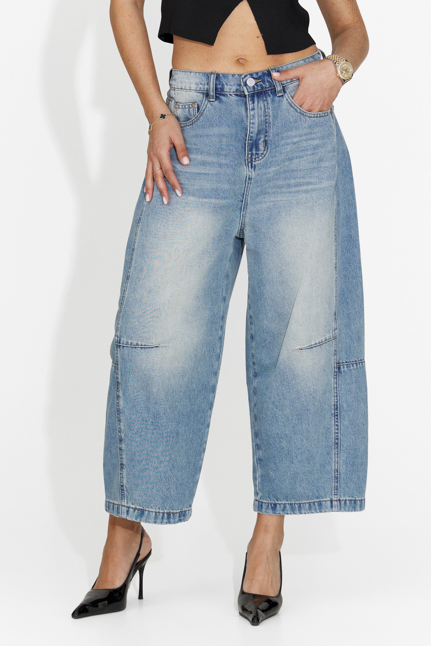 Felipa Bogas Jeans Blu Casual da Donna