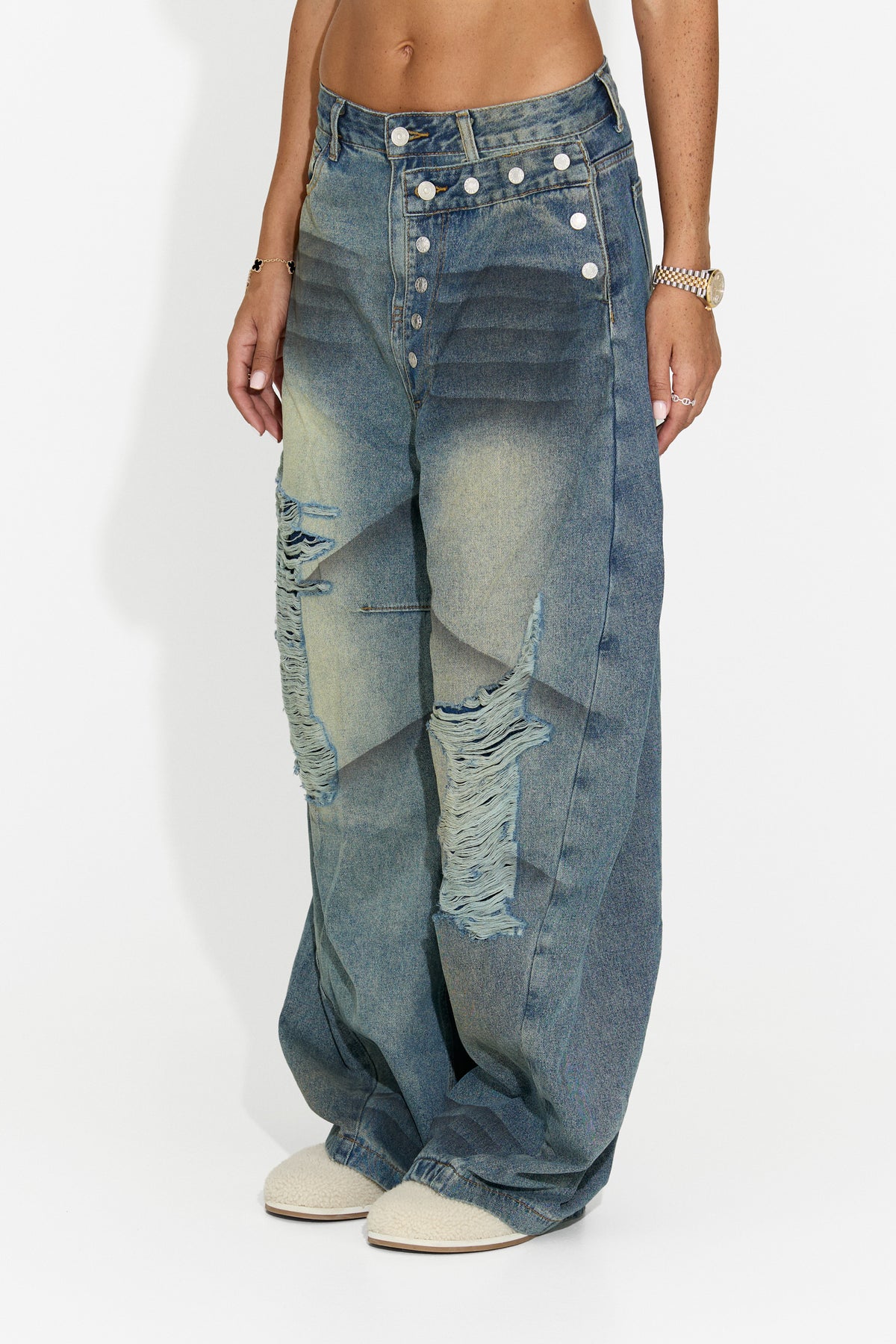Jeans da donna casual blu Fentasy Bogas