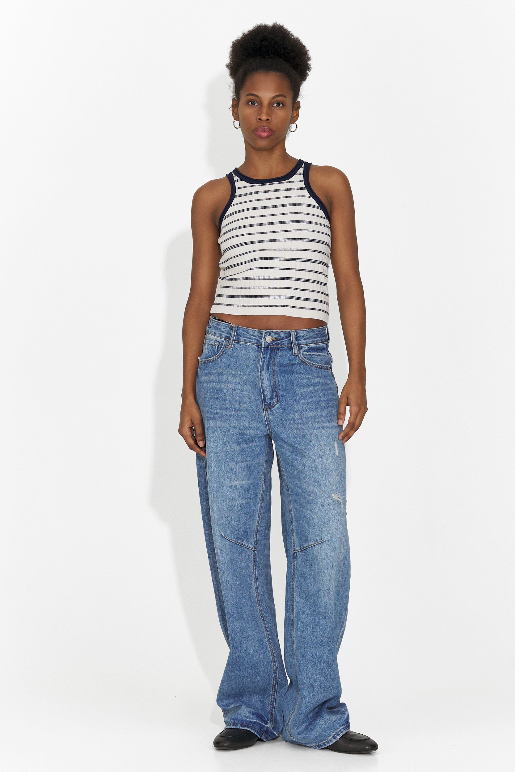 Jeans blu casual per donne Hanina Bogas