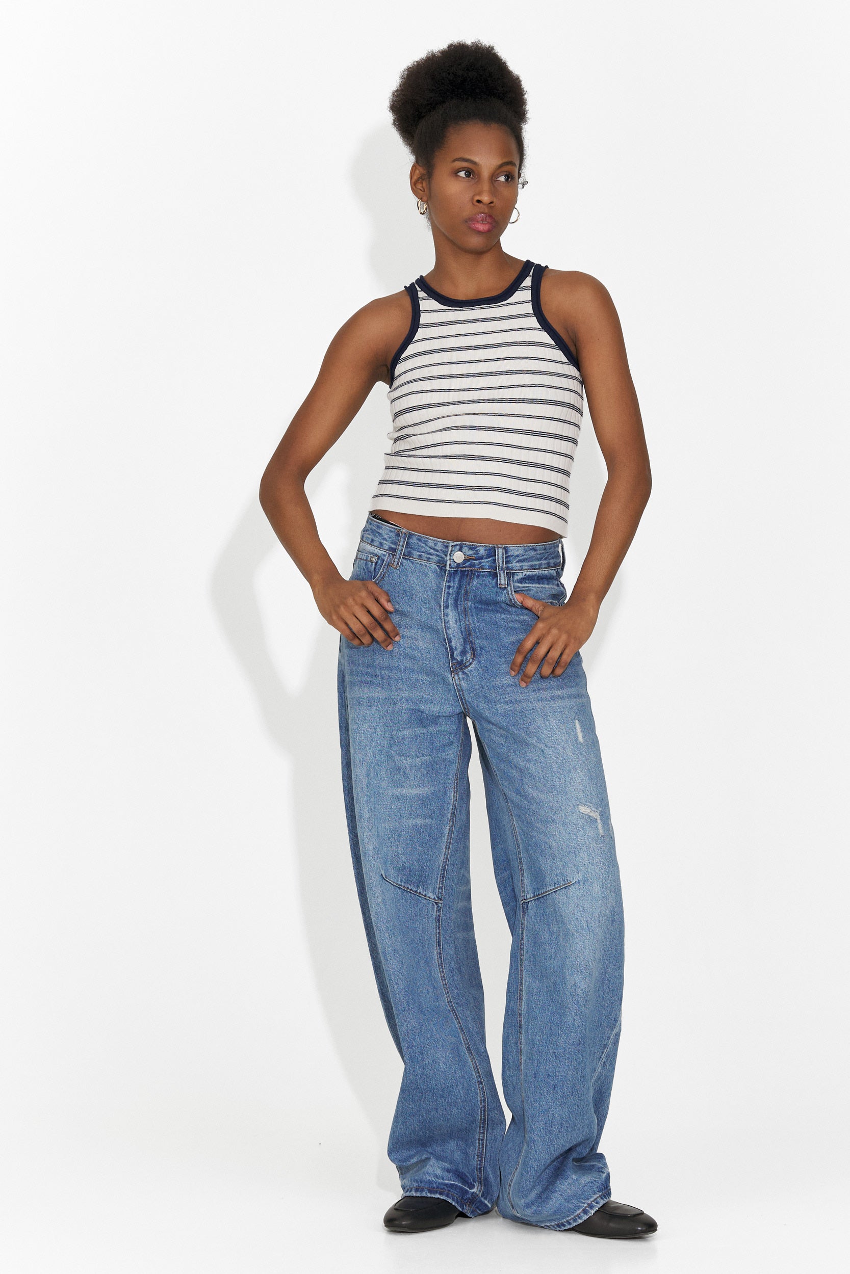 Jeans blu casual per donne Hanina Bogas