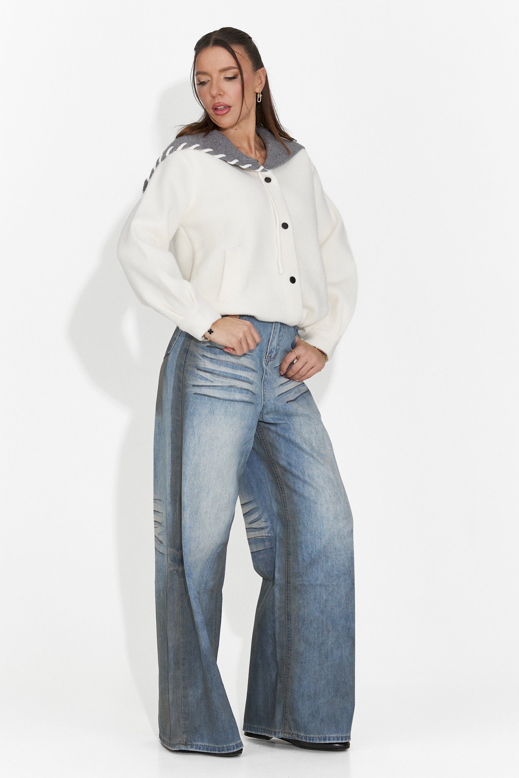 Jeans Blu Casual da Donna di Siminia Bogas
