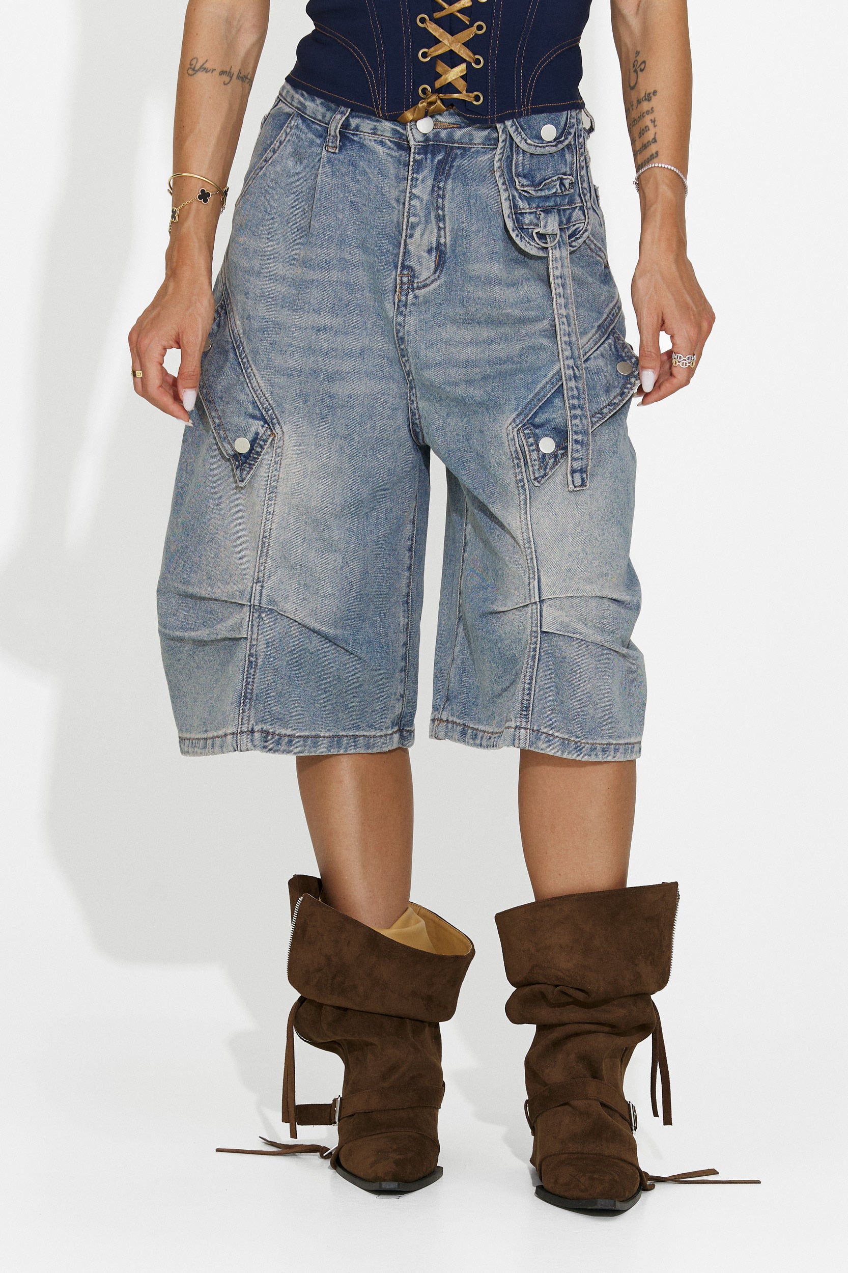 Jeans donna casual blu Teolia Bogas