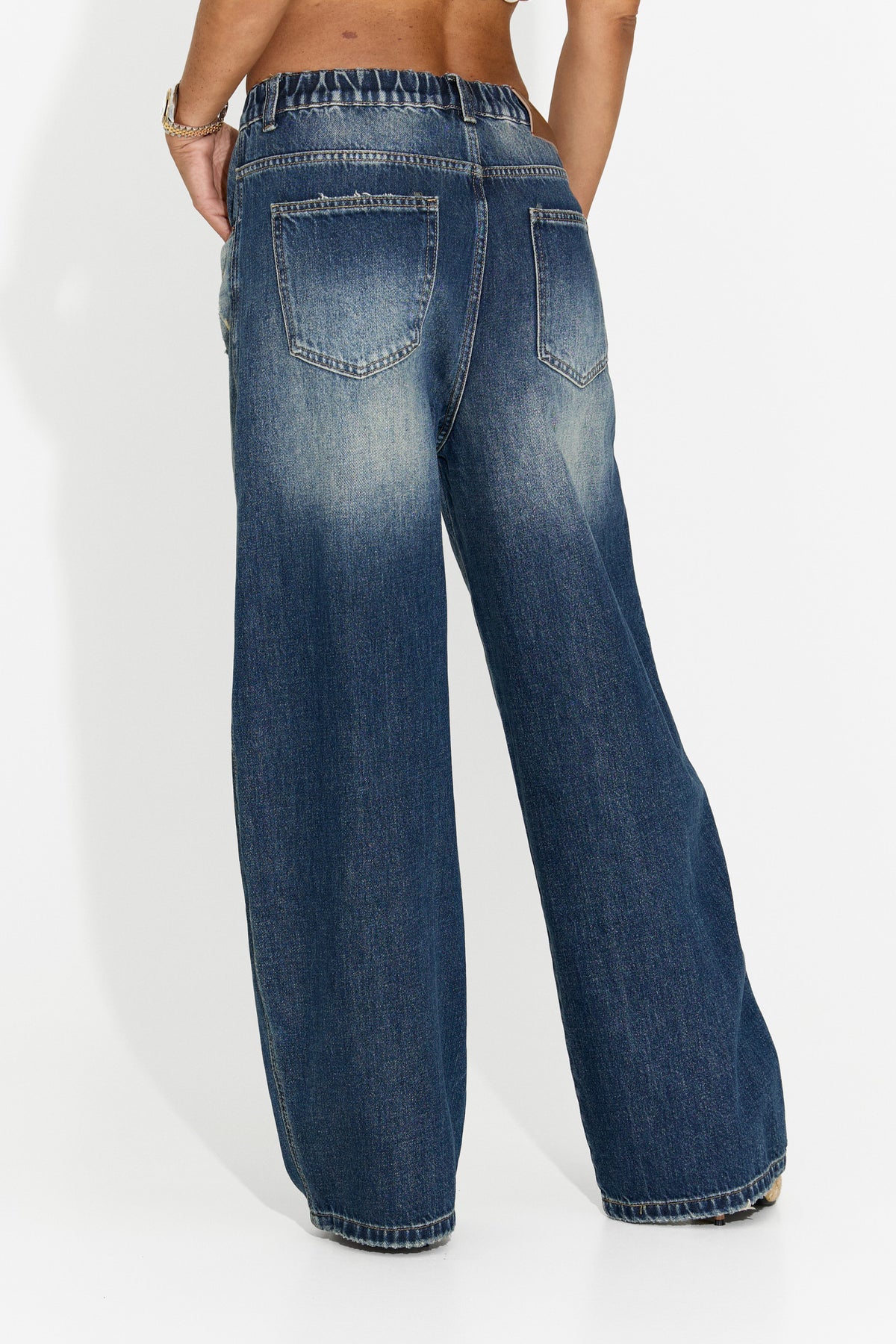 Jeans da donna casual blu Zaloveavia Bogas
