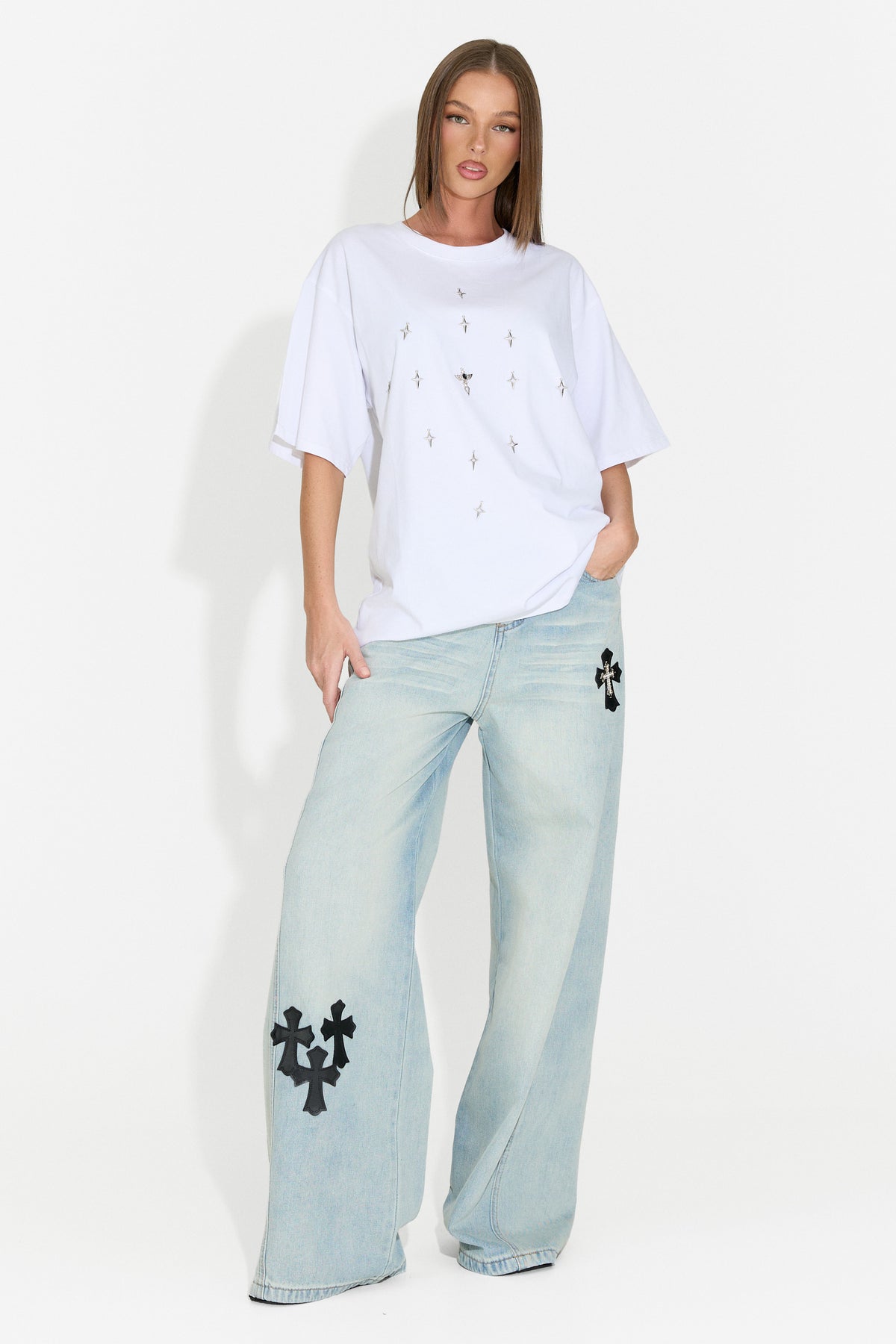 Jeans da donna casual azzurri Expira Bogas