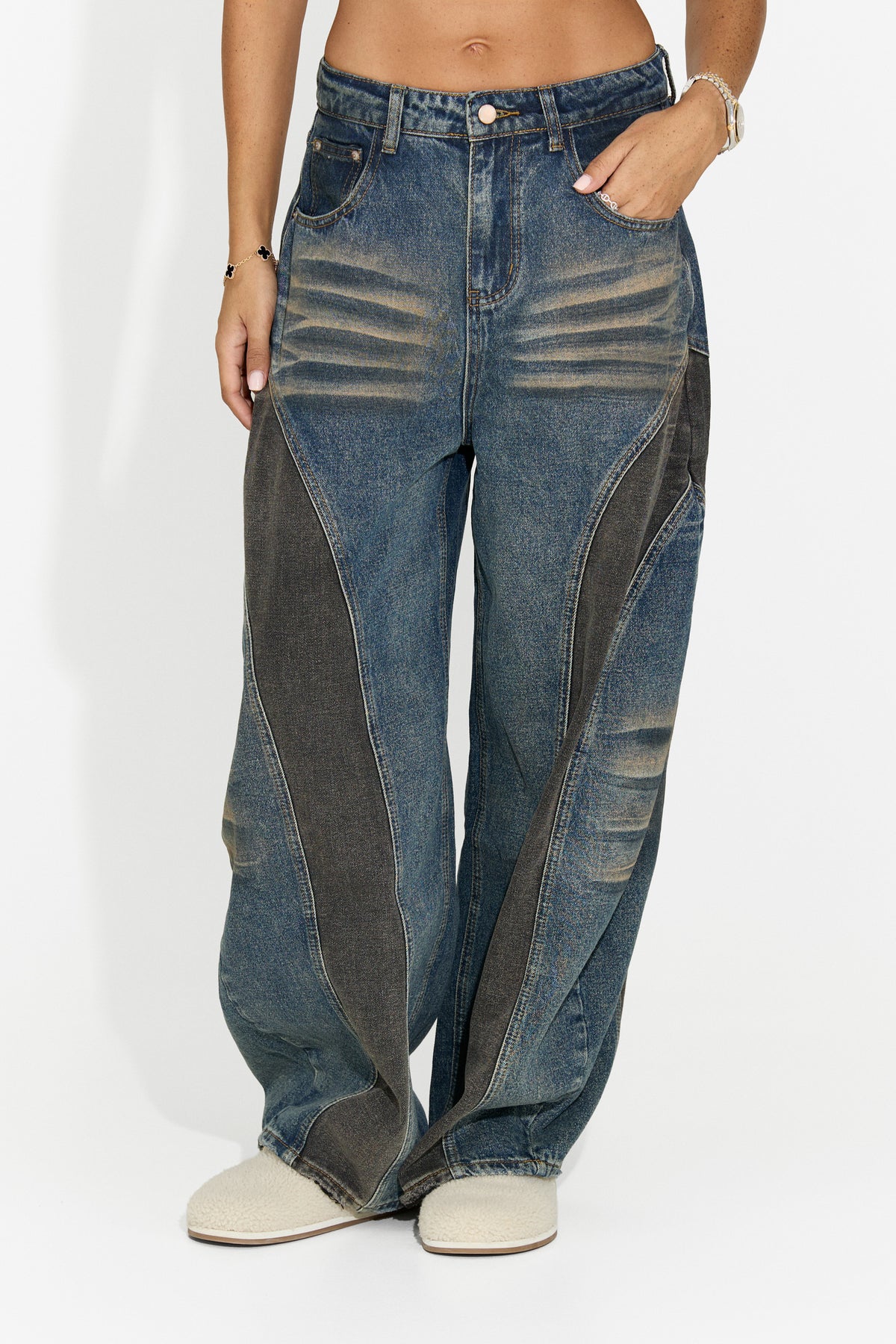 Jeans da donna casual azzurri Ghensa Bogas