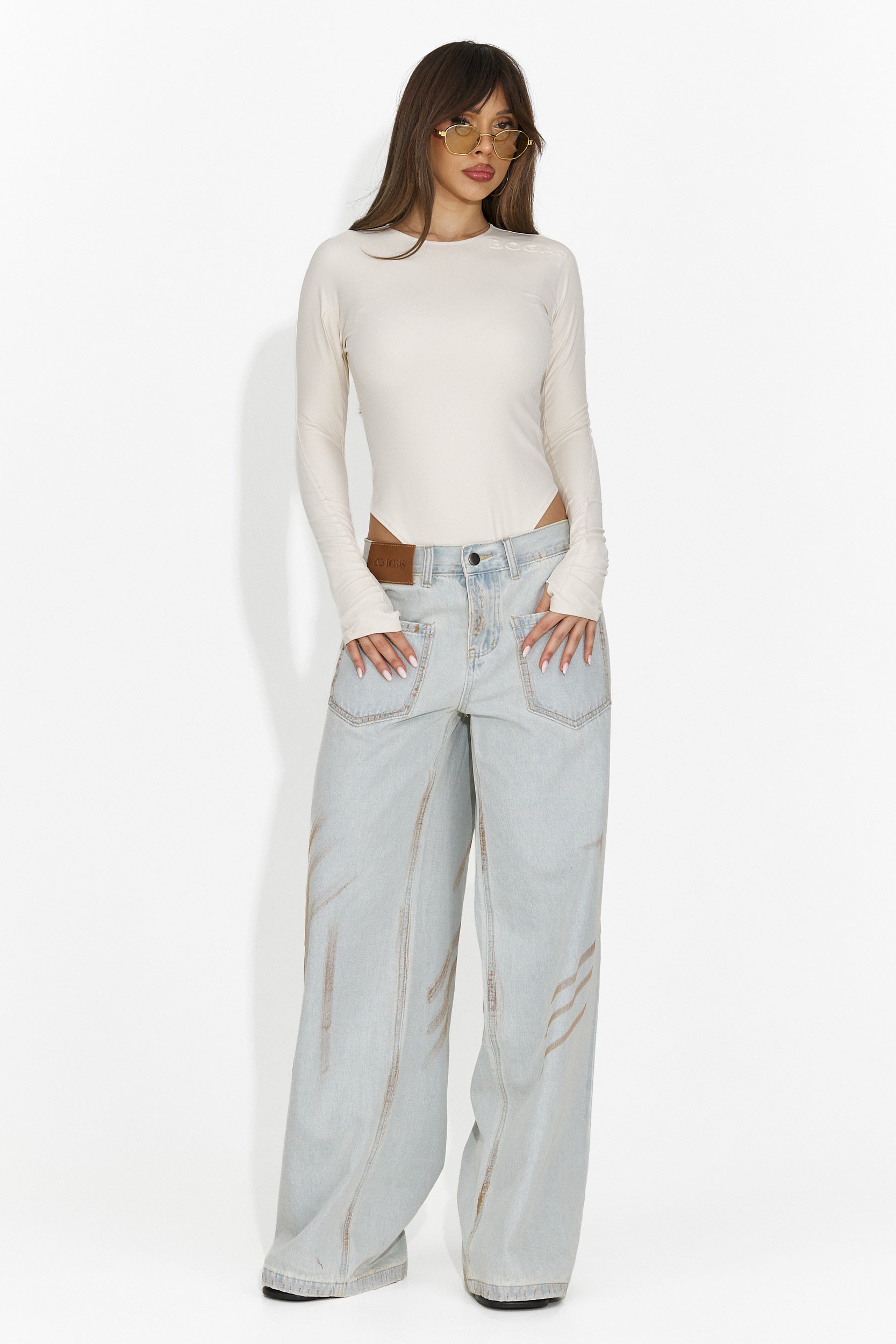 Jeans donna casual azzurri Taby Bogas