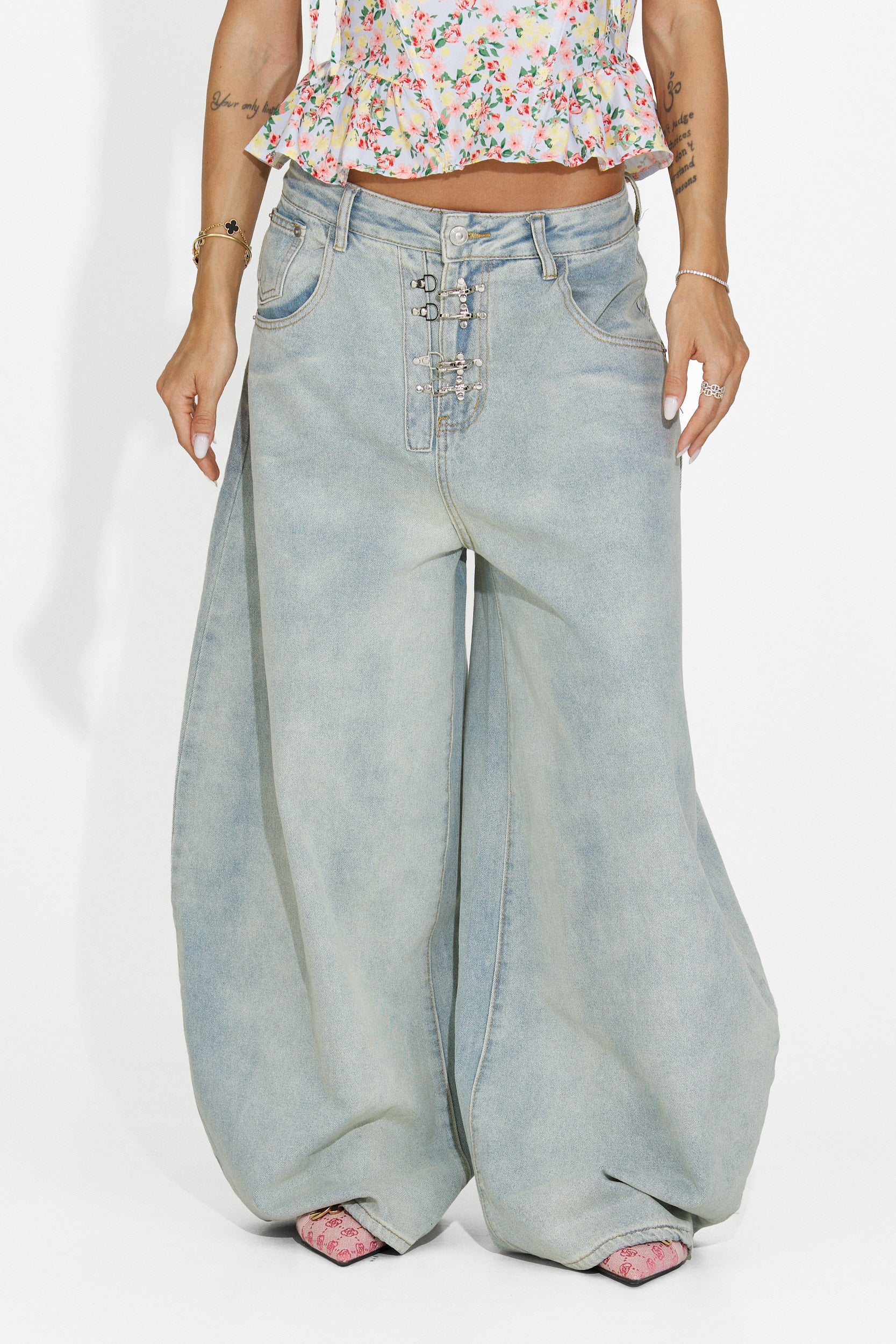 Jeans donna casual azzurri Valiama Bogas