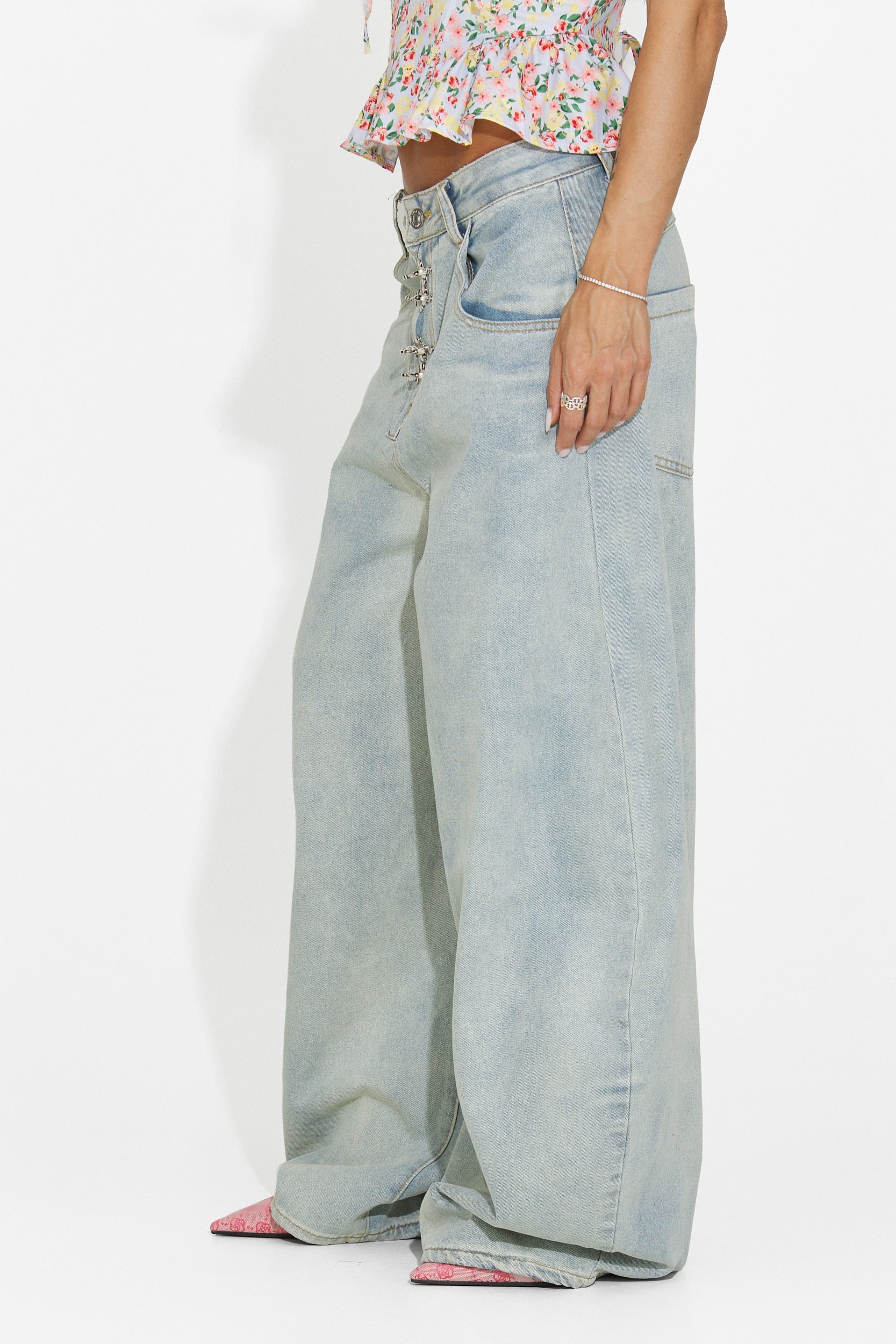 Jeans donna casual azzurri Valiama Bogas