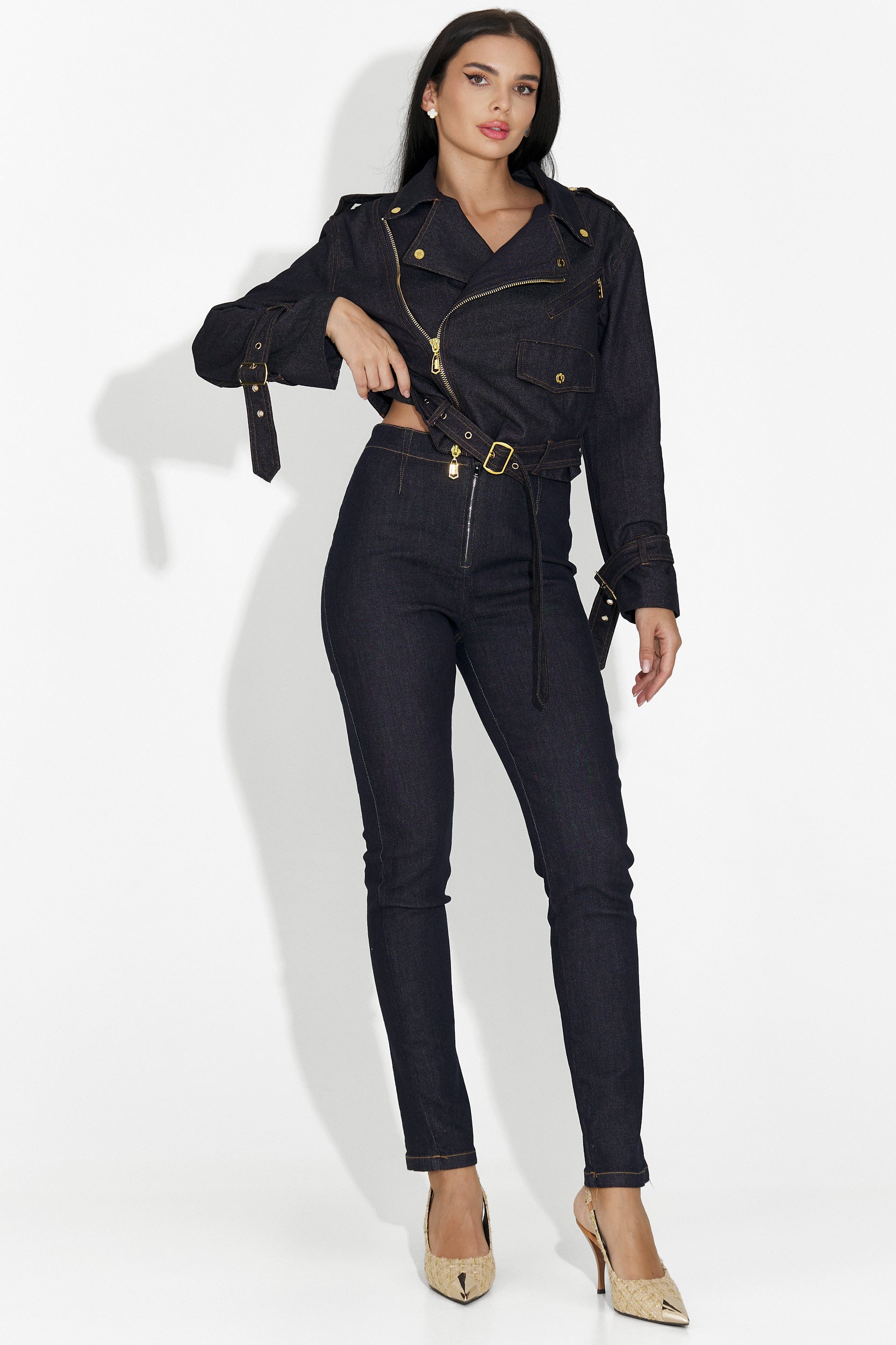 Jeans Casual Blu Navy da Donna Sirina Bogas