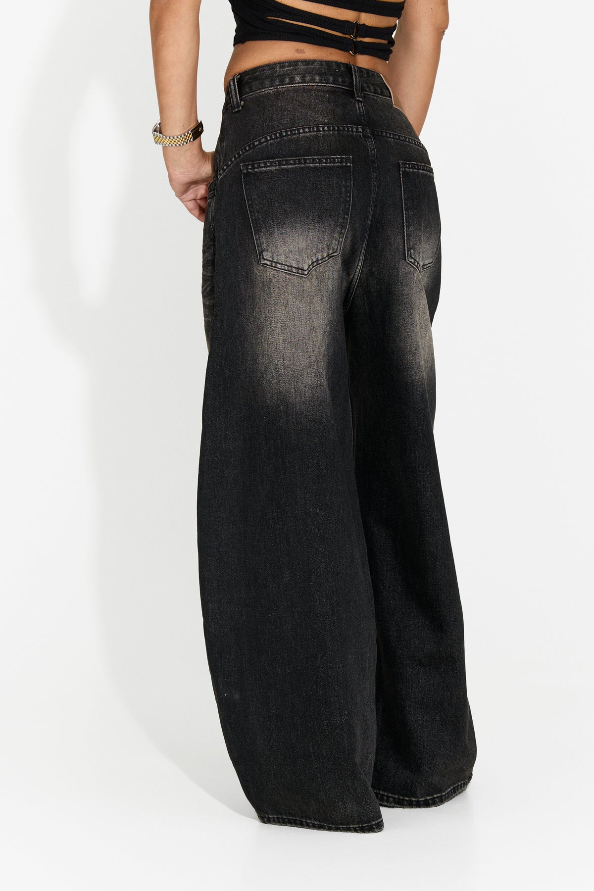 Jeans da donna casual neri Lutroela Bogas