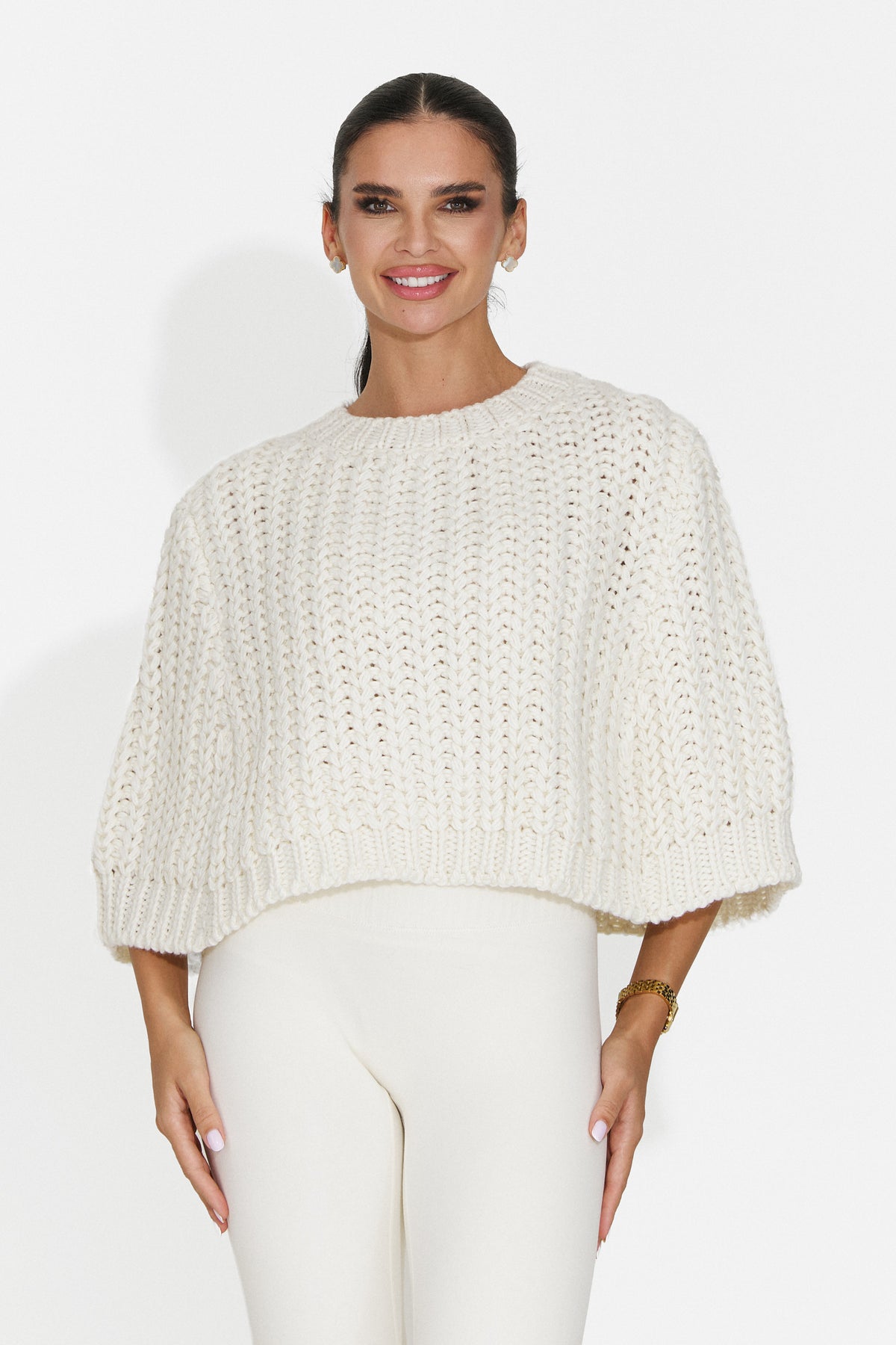 Bluza casual alba Fluceyra Bogas