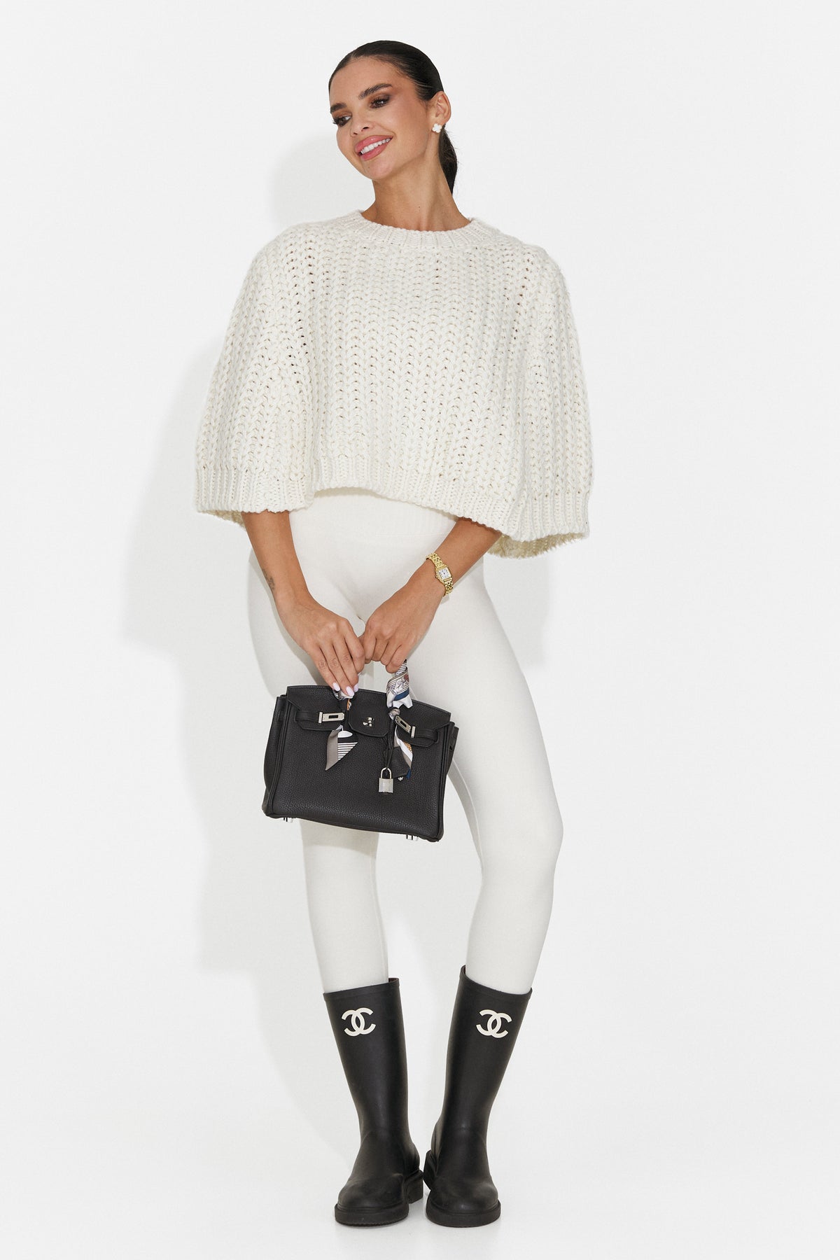 Bluza casual alba Fluceyra Bogas