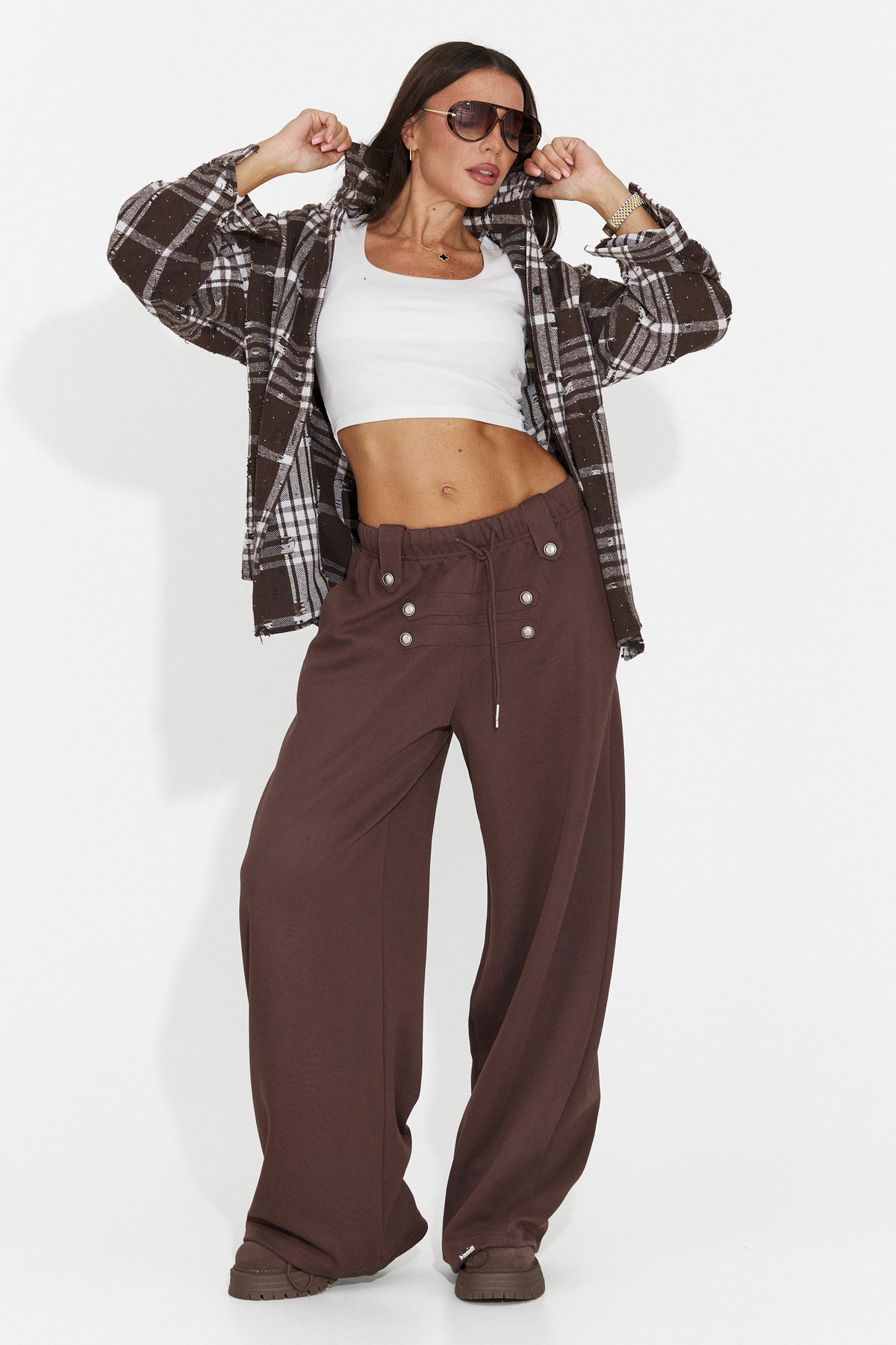Bluza casual alba Glasinuna Bogas