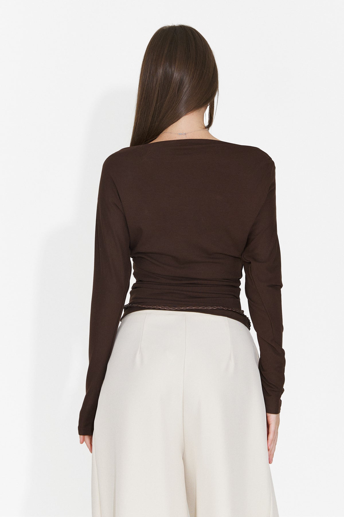 Bluza casual maro Niluova Bogas