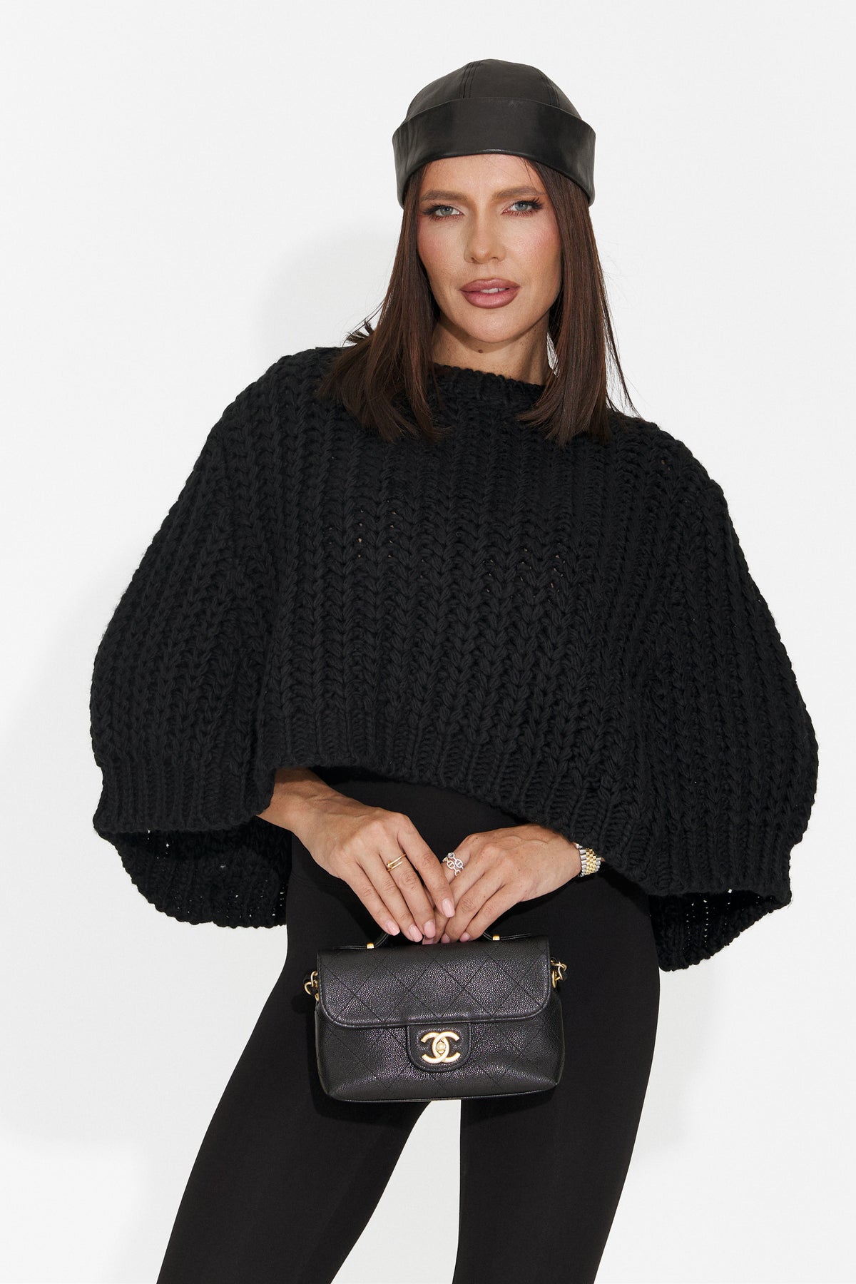 Bluza casual neagra Fluceyra Bogas
