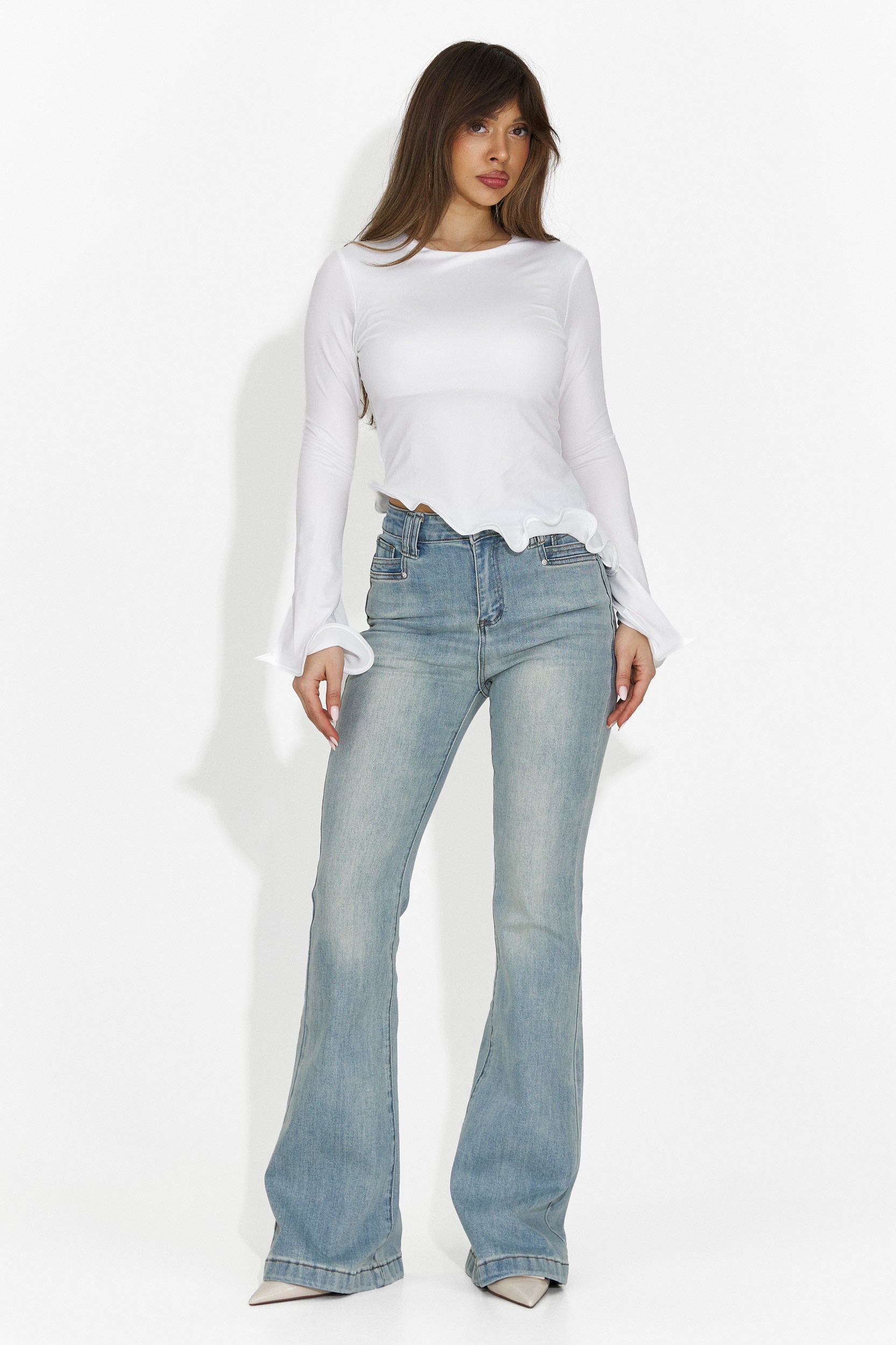 Camicetta Bianca Casual da Donna di Enisea Bogas