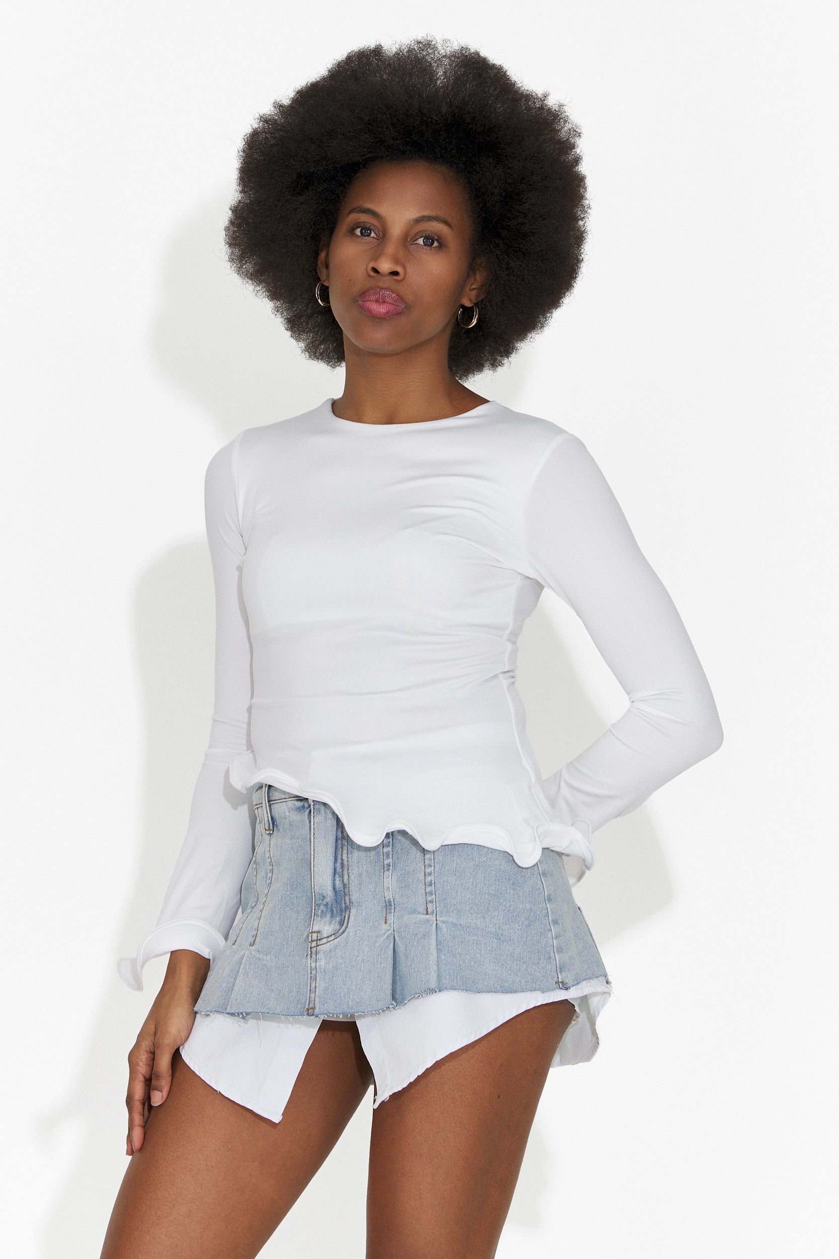 Camicetta Bianca Casual da Donna di Enisea Bogas