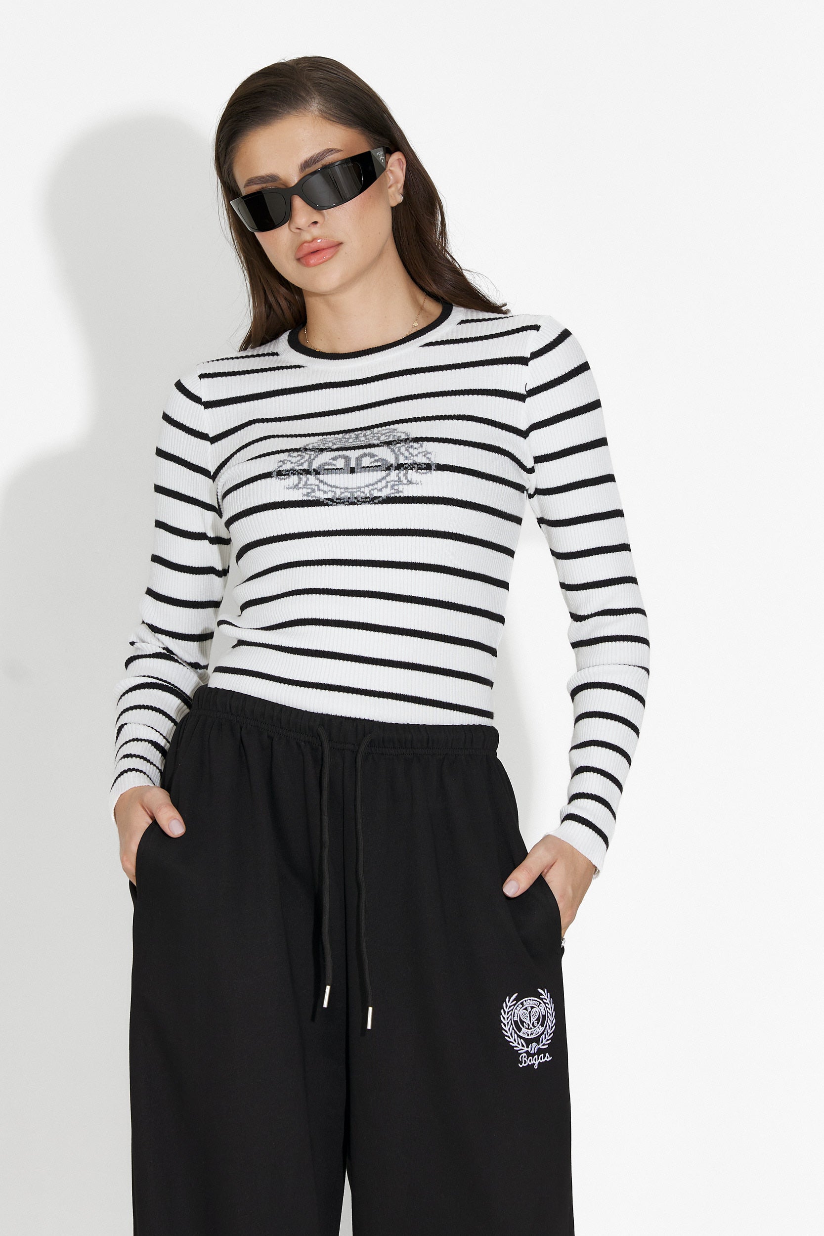 Blusa Casual Bianca da Donna di Yoana Bogas