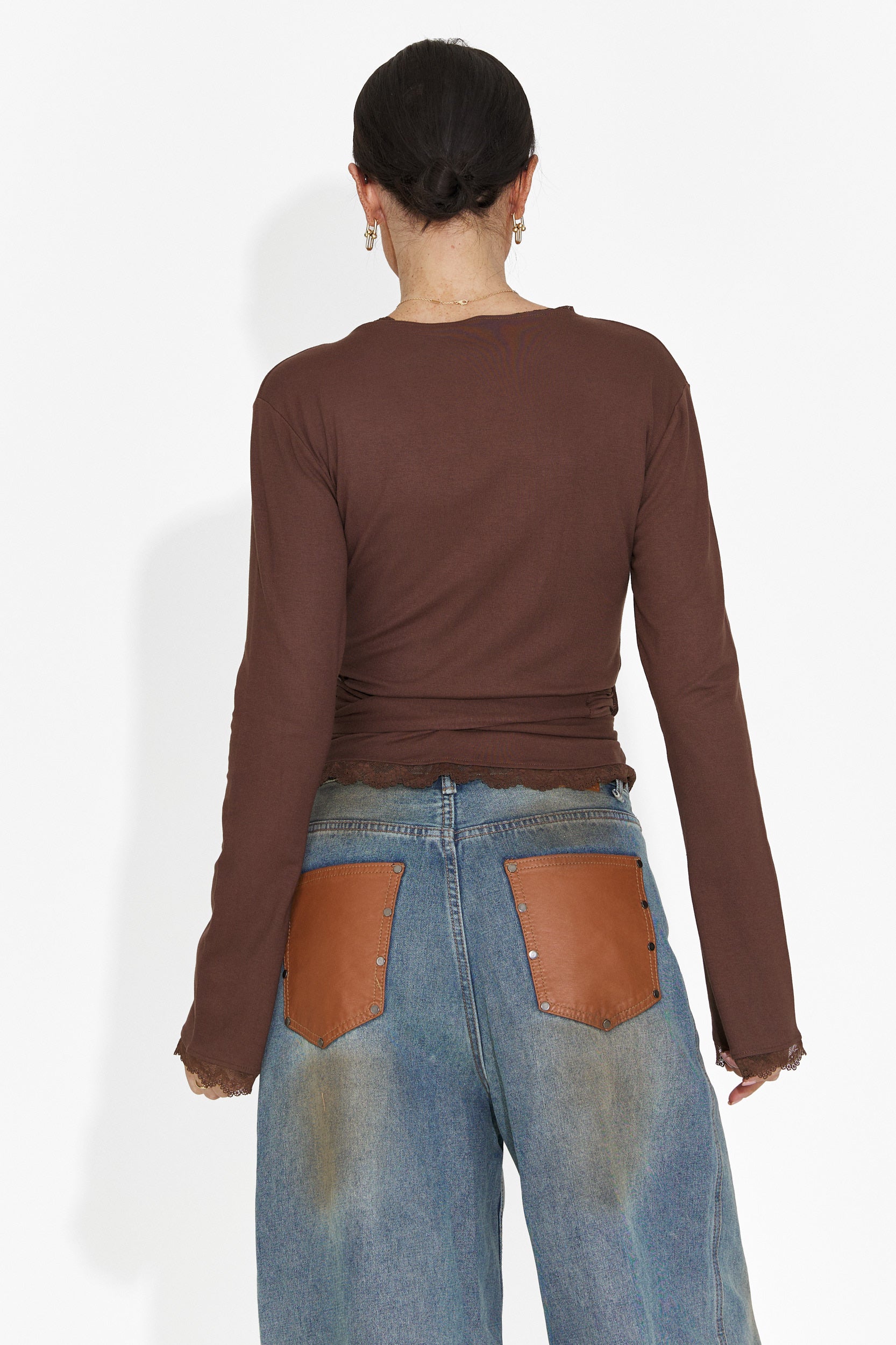 Camicetta Marrone Casual da Donna di Zaneta Bogas