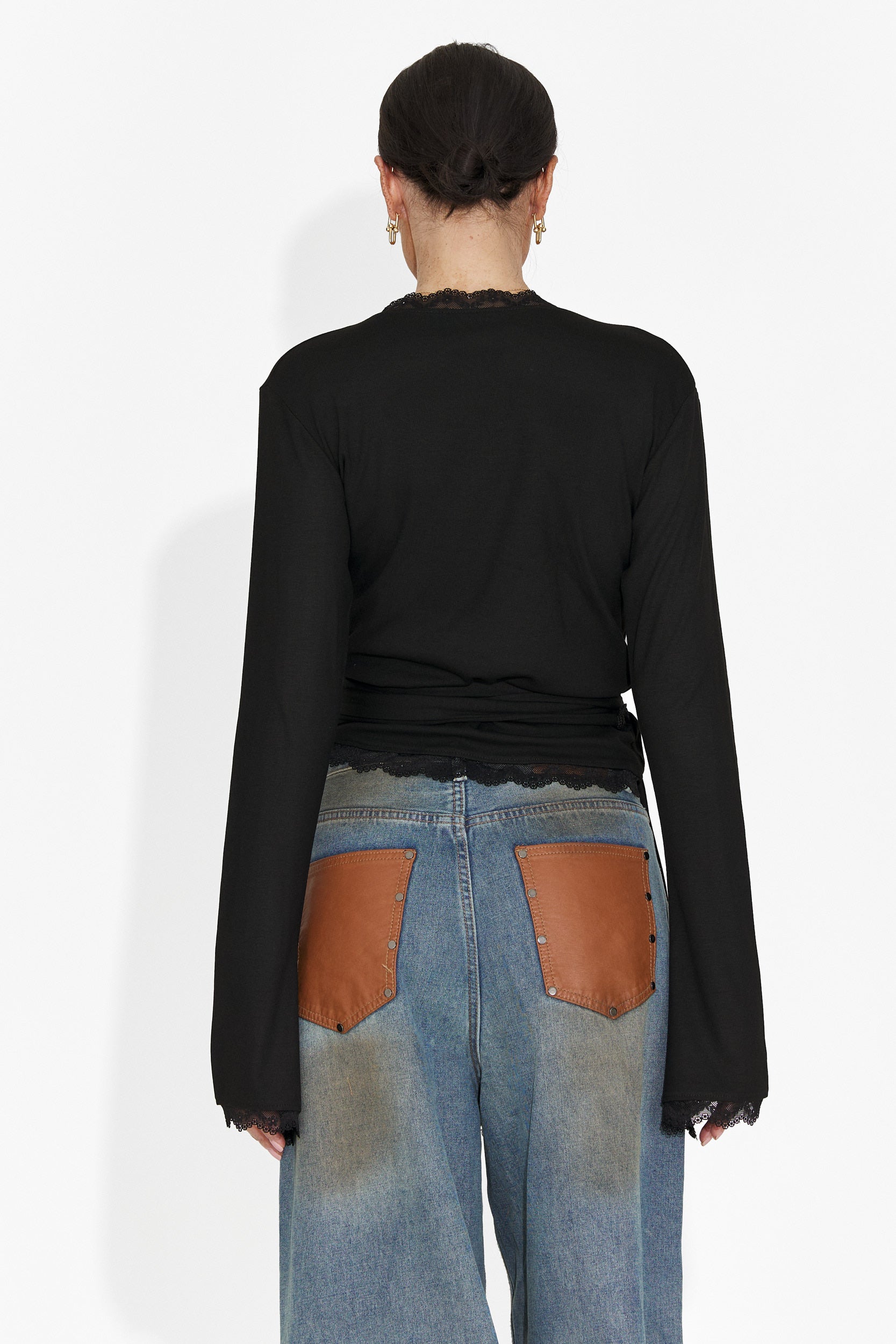 Camicetta Nera Casual da Donna di Zaneta Bogas