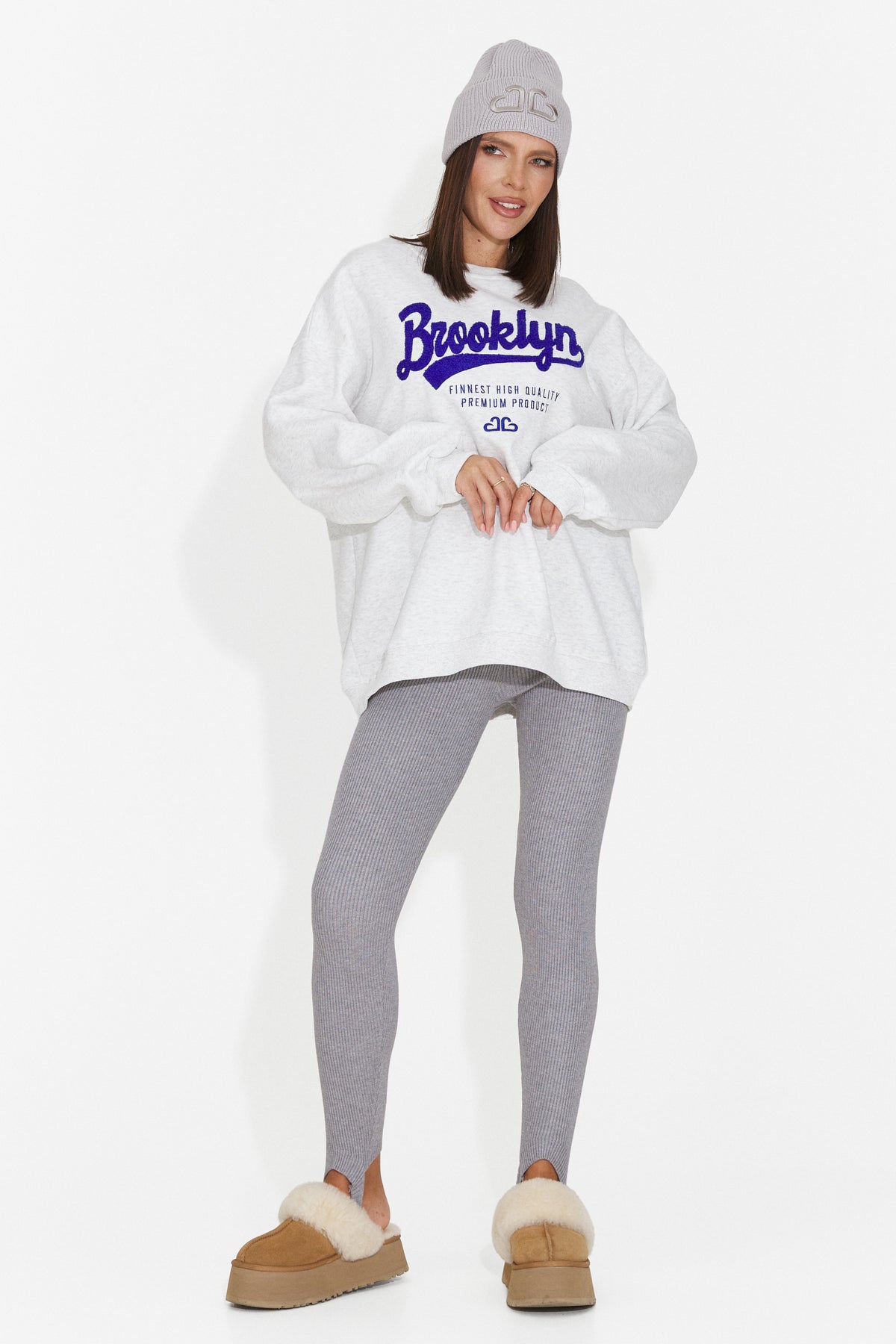 Bluza gri Leroialia Bogas