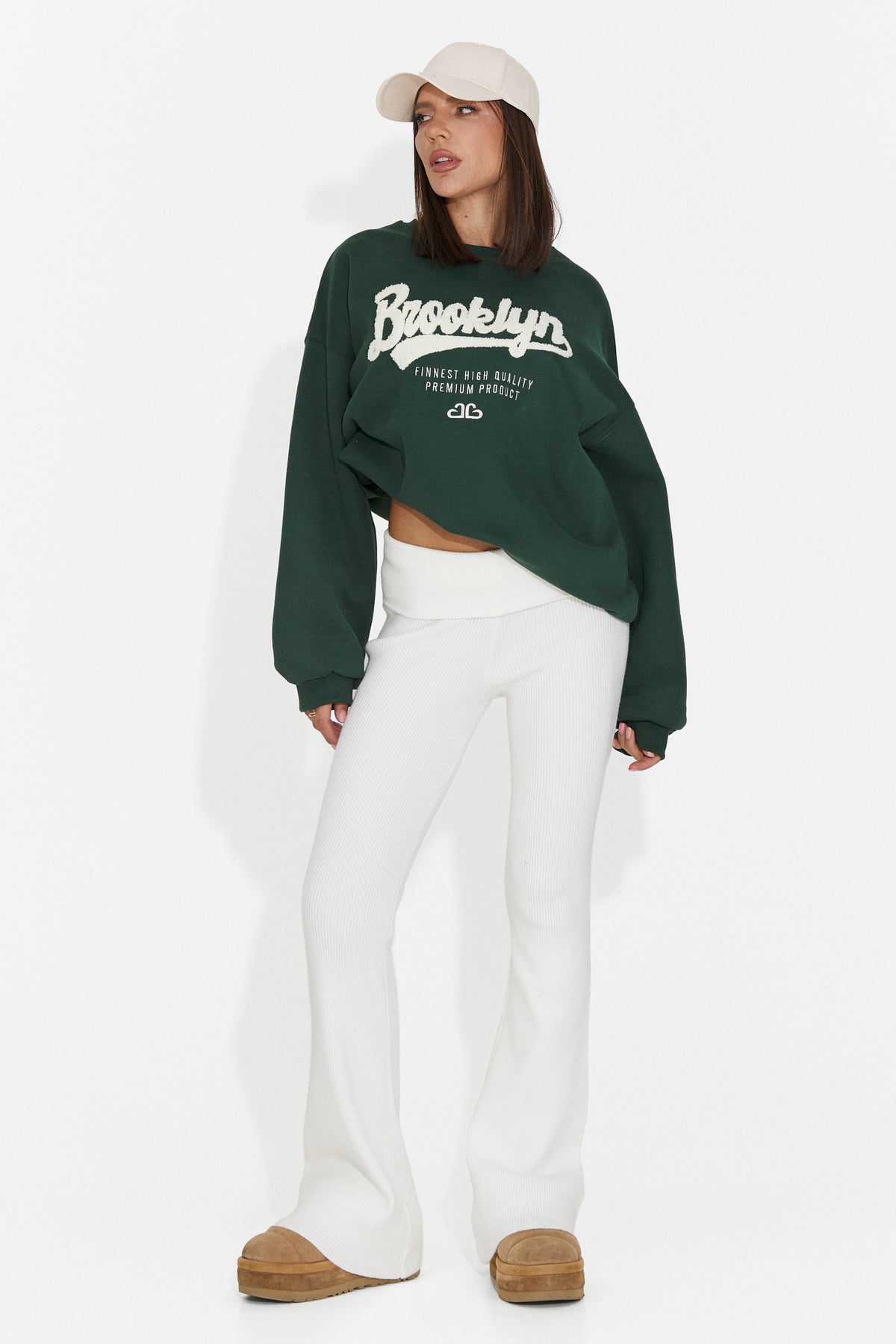 Bluza verde Leroialia Bogas