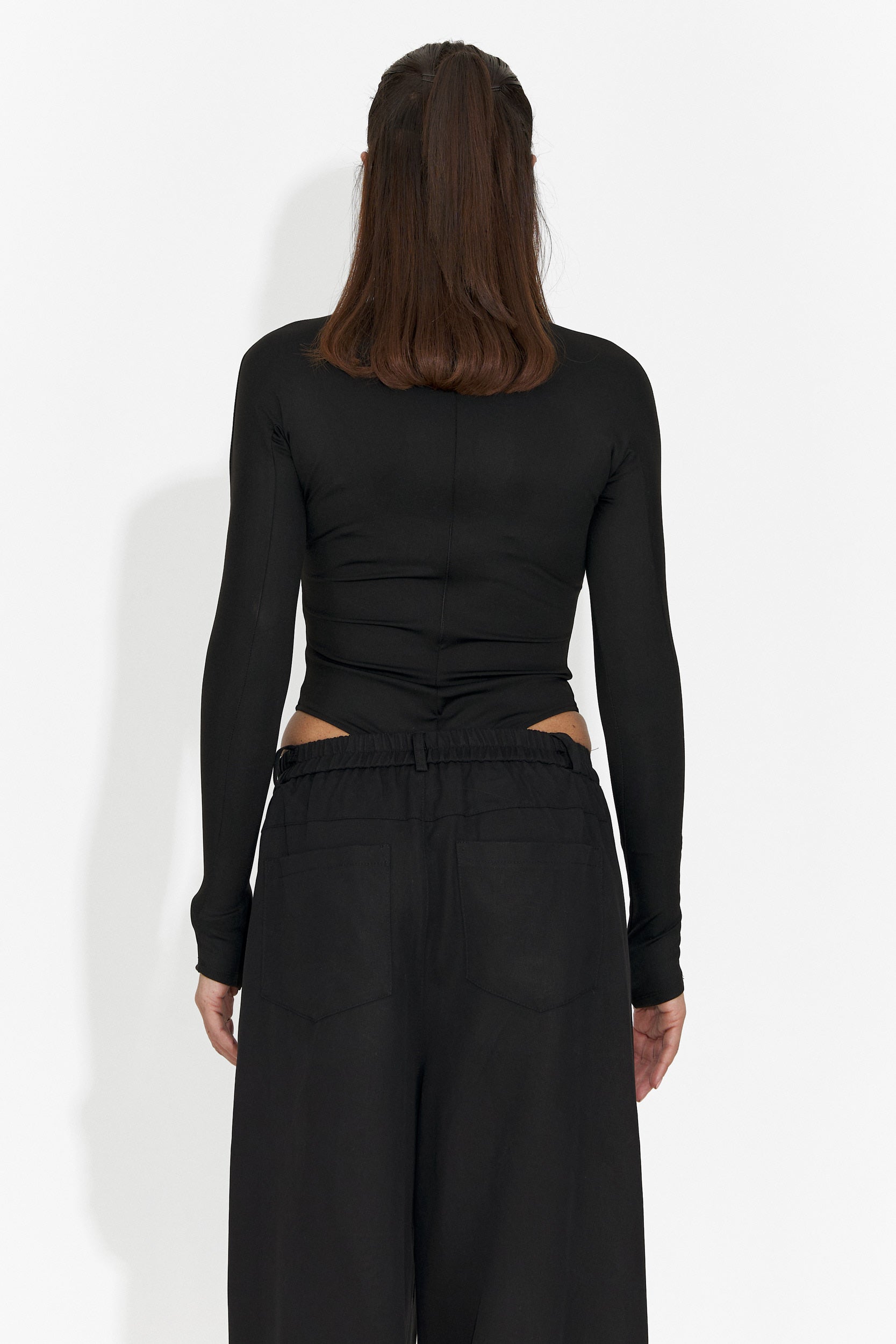 Elegante Body Nero da Donna di Mioala Bogas