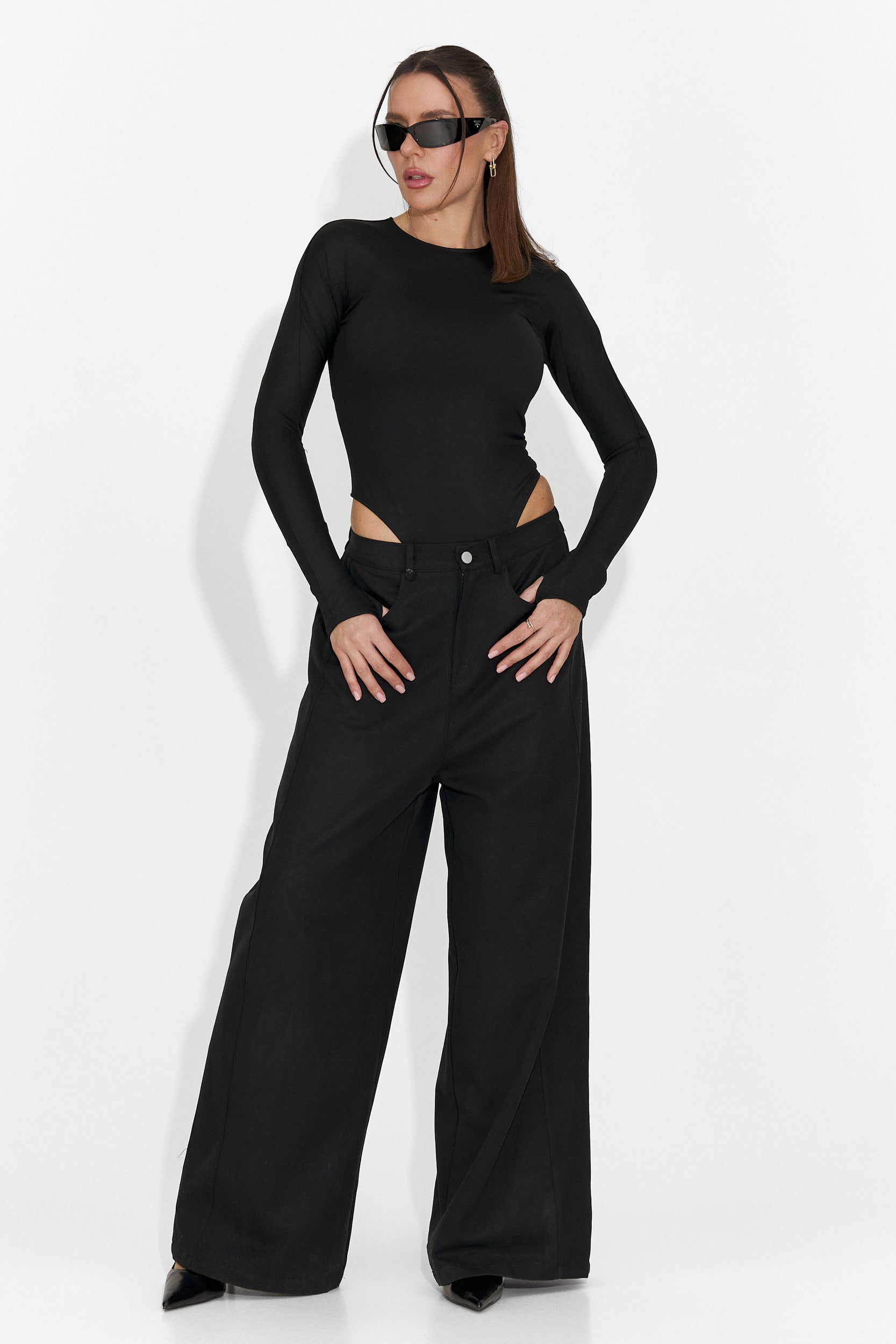 Elegante Body Nero da Donna di Mioala Bogas