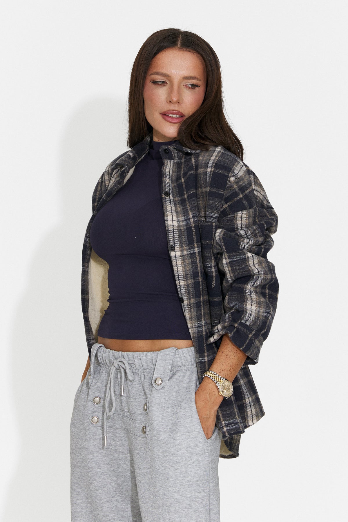 Camasa casual bleumarin Jesitova Bogas