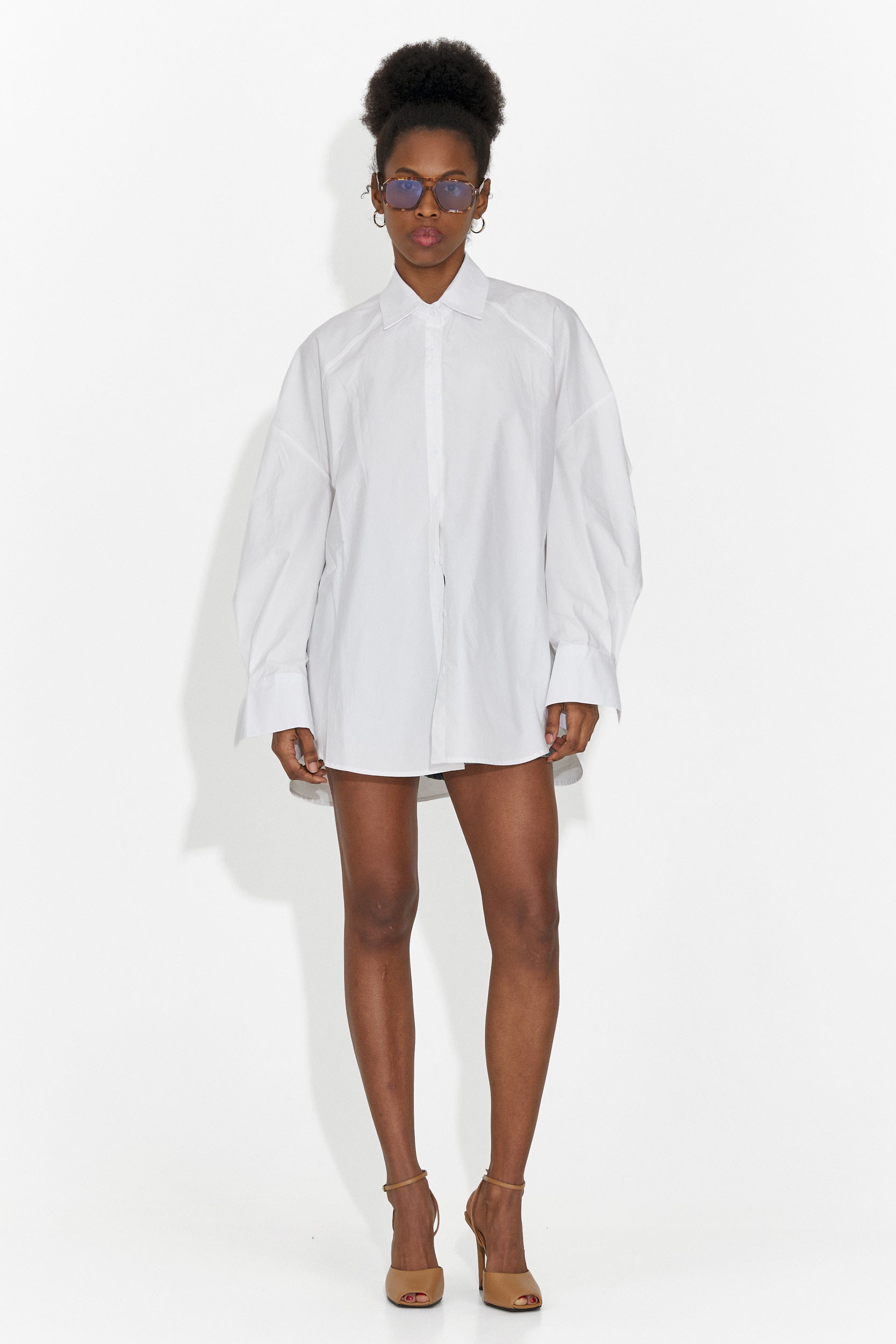 Camicia Casual Bianca da Donna di Abrienda Bogas