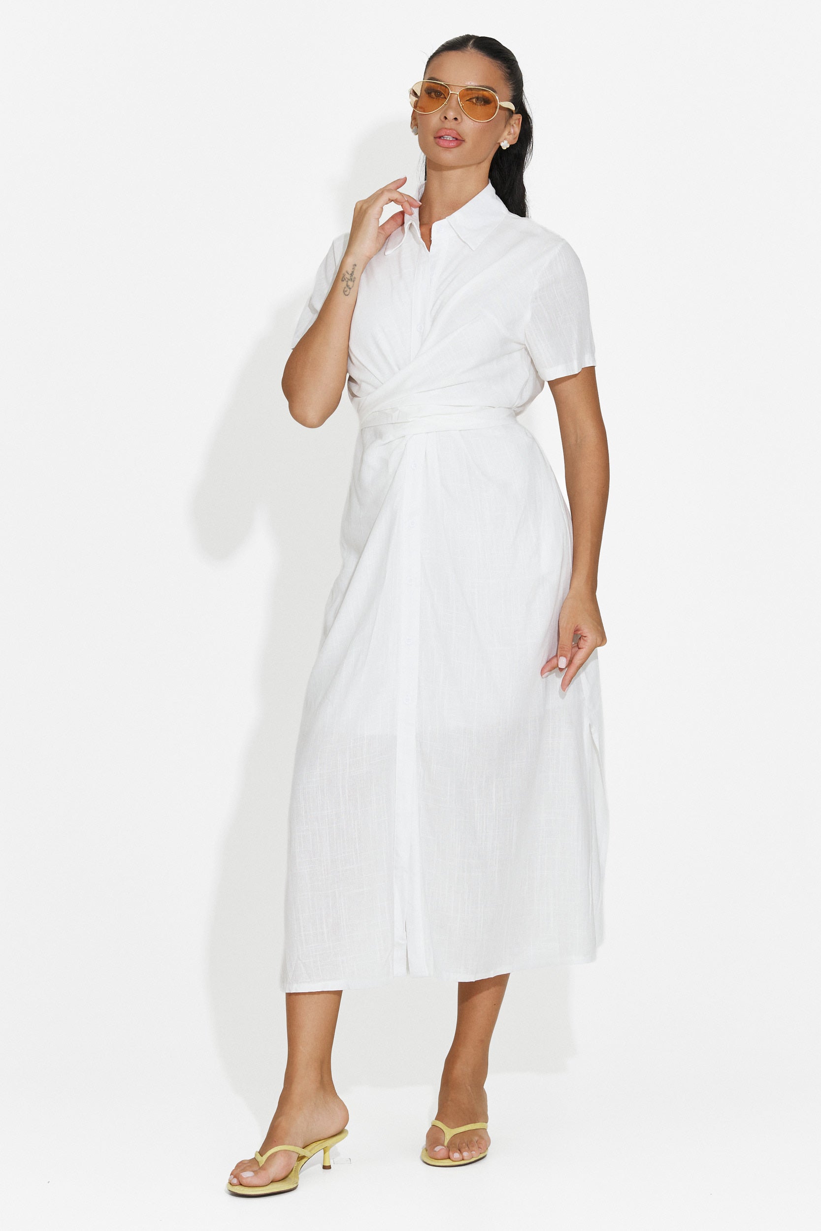 Camicia donna casual bianca Genoma Bogas