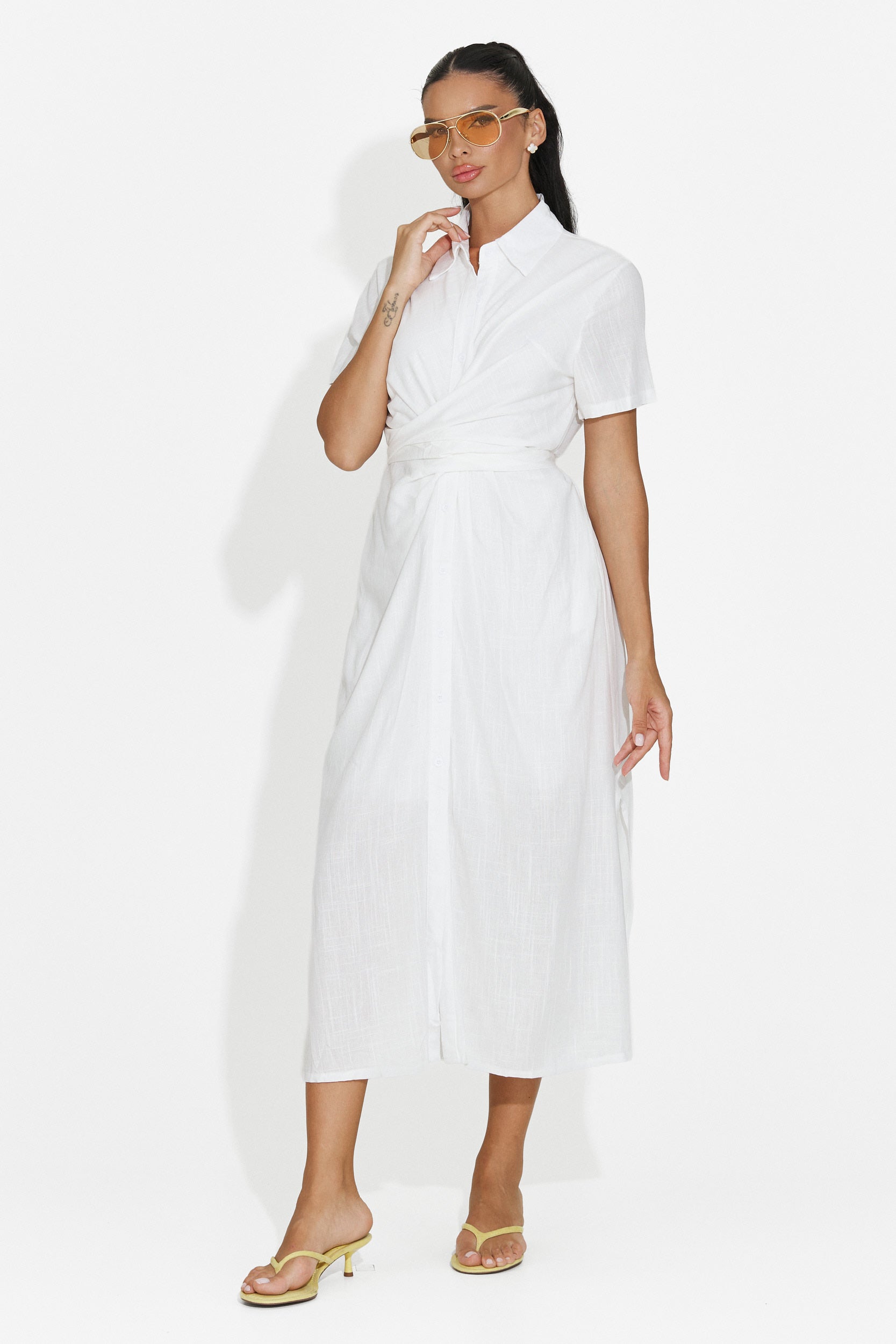 Camicia donna casual bianca Genoma Bogas
