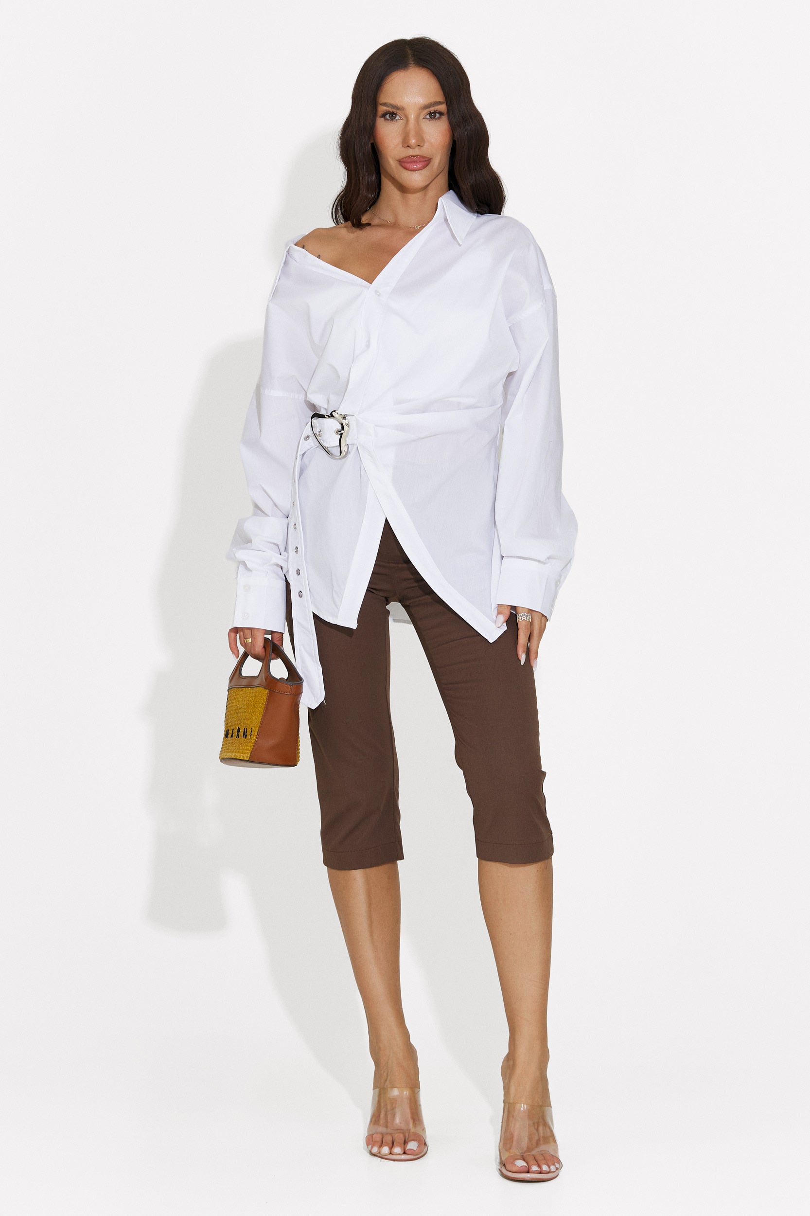 Camicia donna casual bianca Zunaria Bogas
