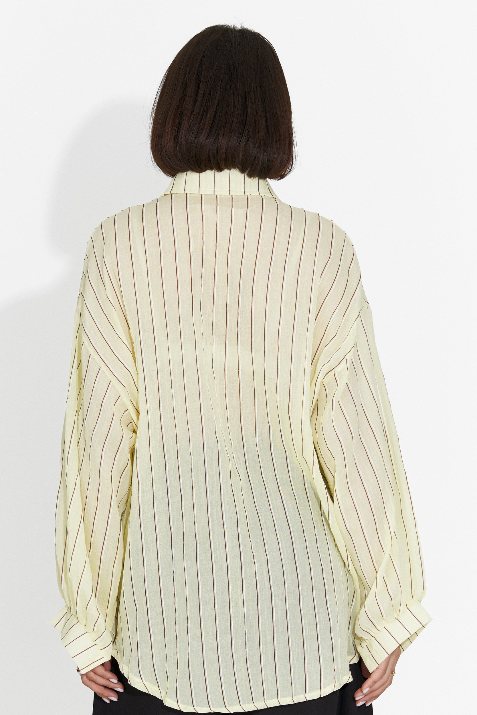 Camicia Casual Gialla da Donna Fenday Bogas