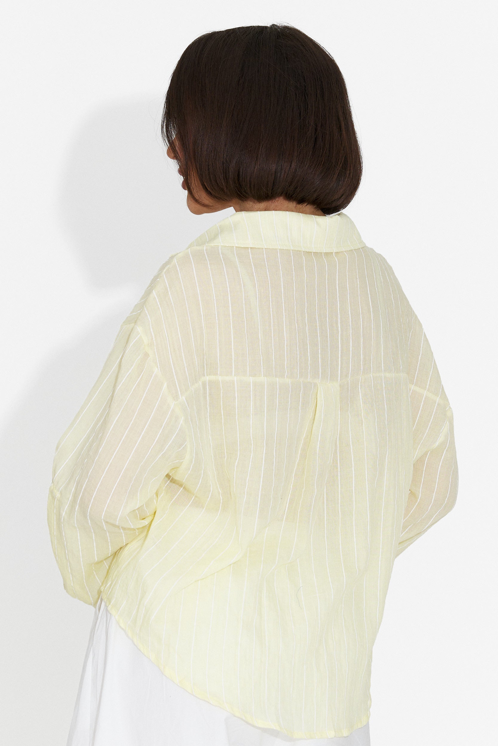 Camicia Casual Gialla da Donna di Teodoria Bogas