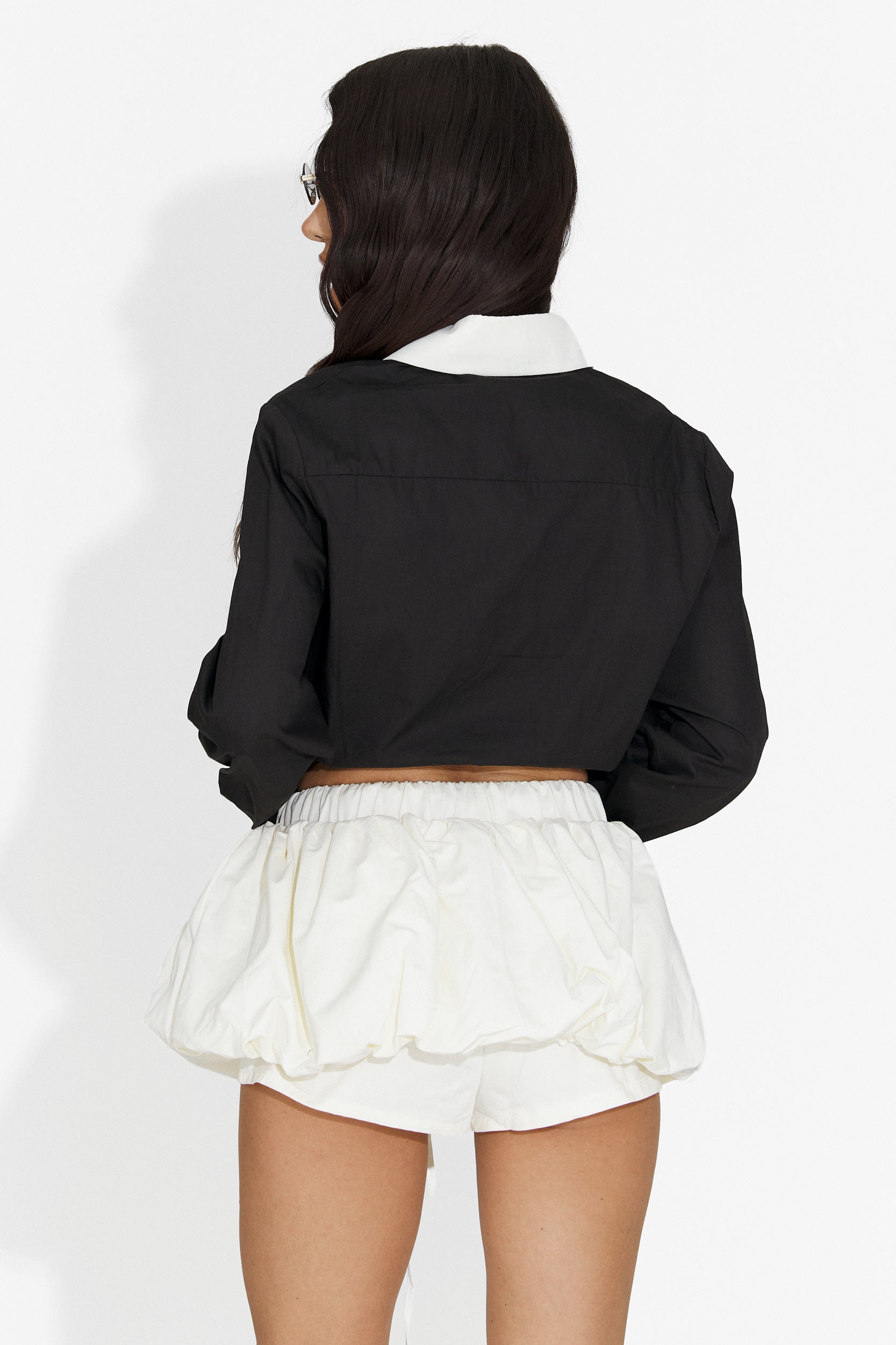 Camasa dama casual neagra Karimi Bogas