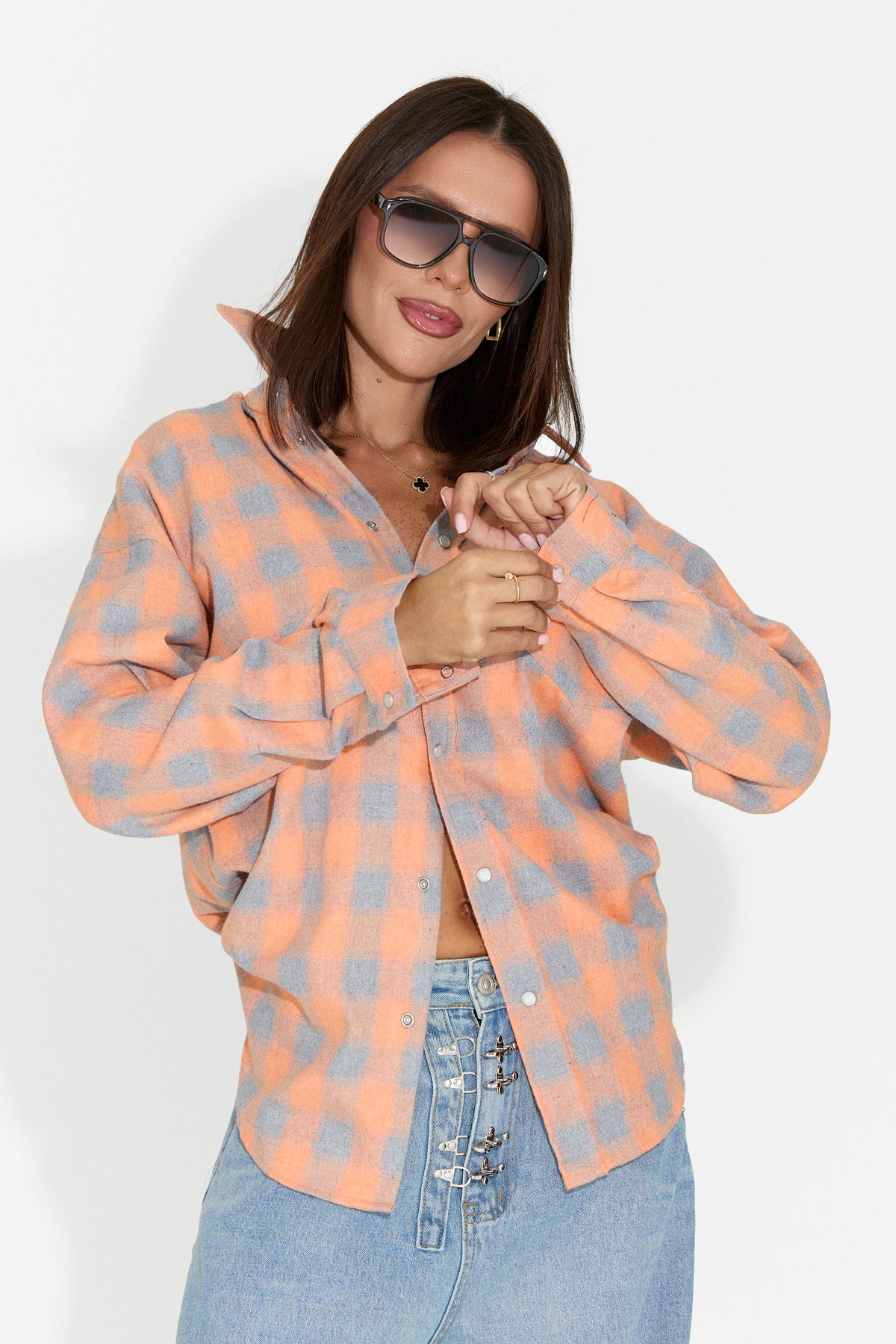Camicia da donna casual arancione Importas Bogas