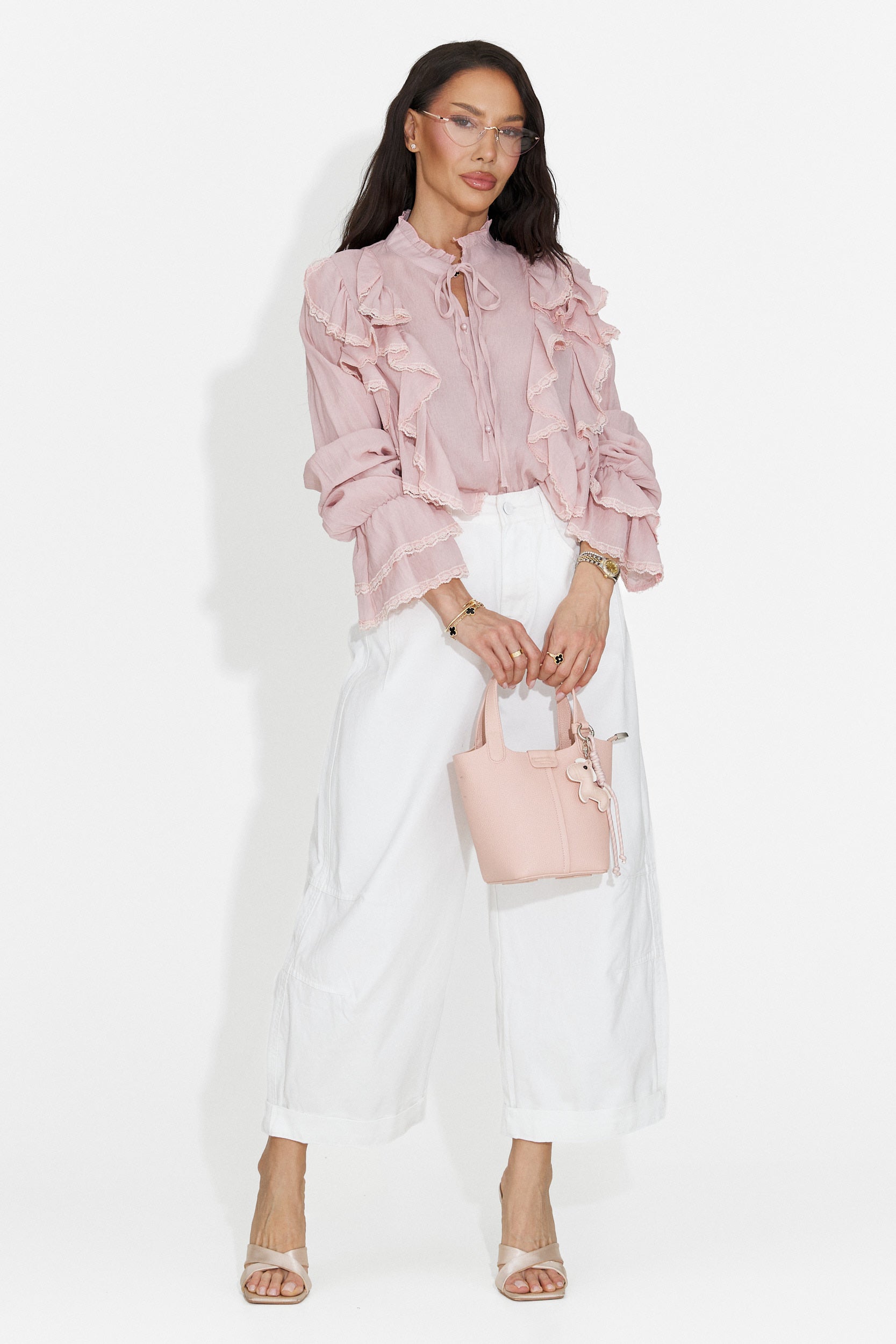 Camicia Casual Rosa da Donna Alcadia Bogas