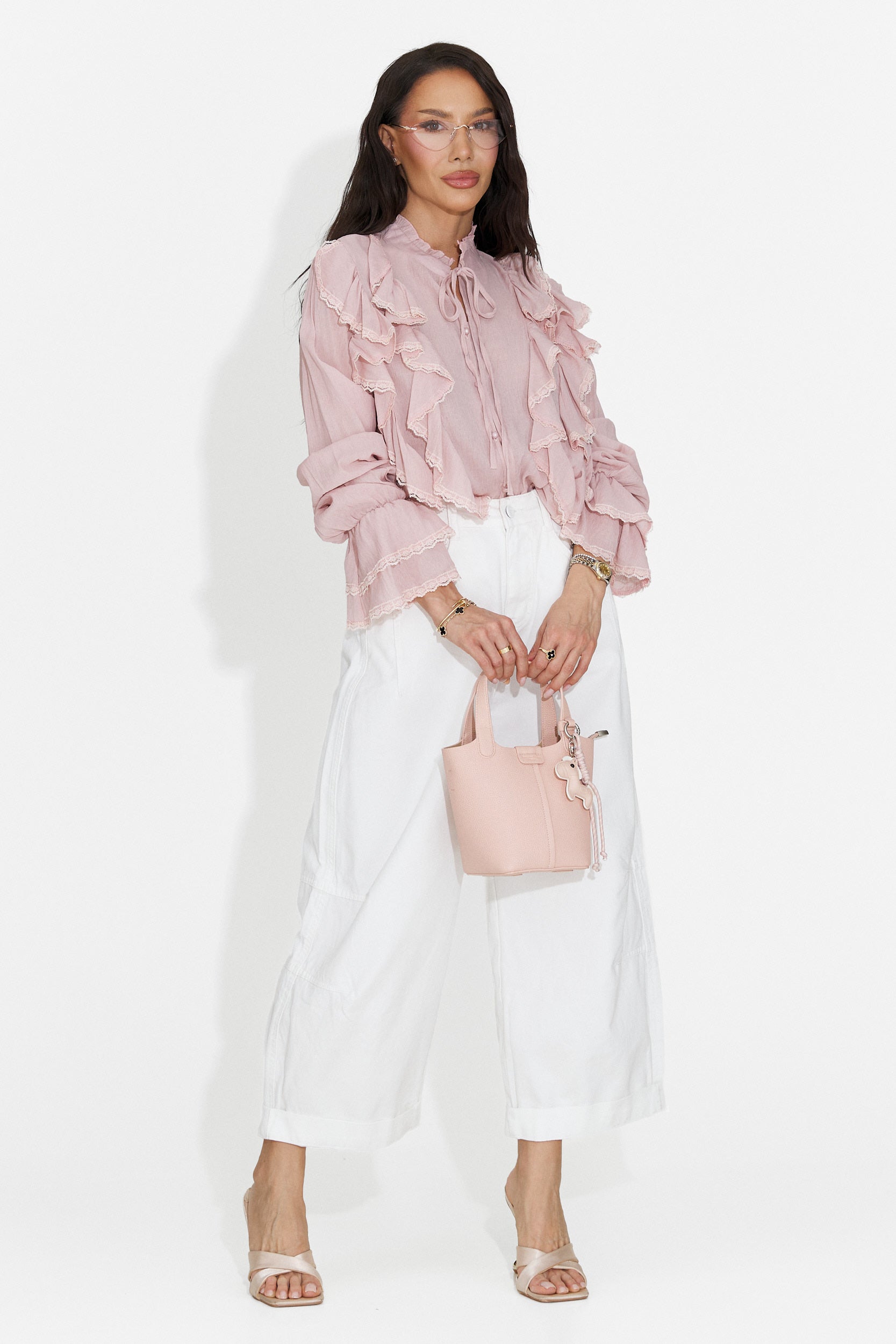 Camicia Casual Rosa da Donna Alcadia Bogas
