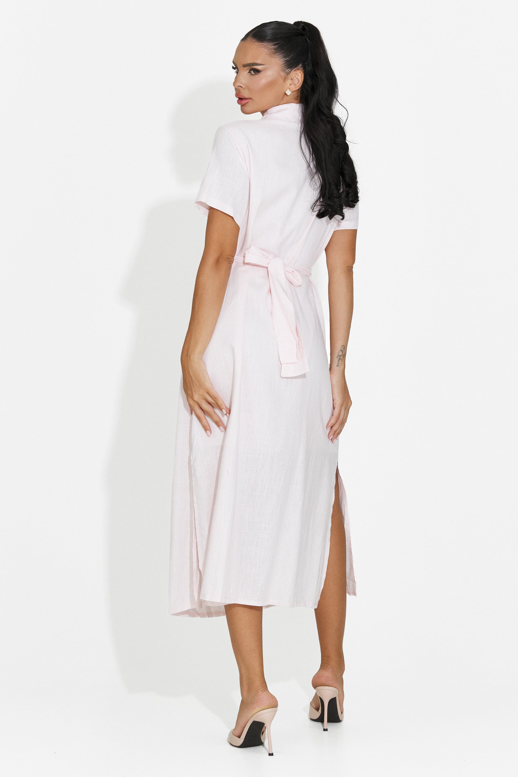 Camicia casual da donna rosa Genoma Bogas