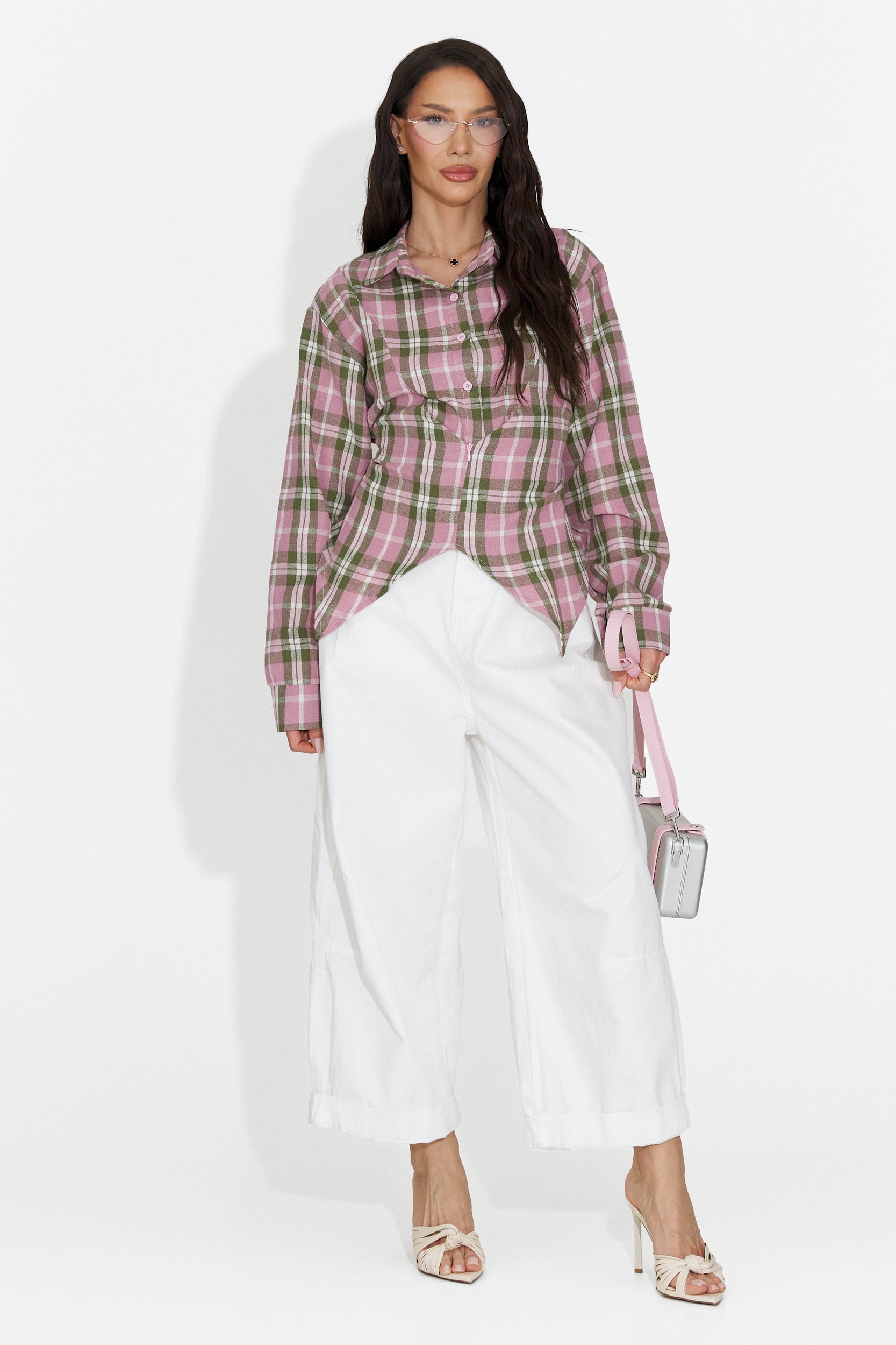 Camicia Rosa Casual da Donna Tamalia Bogas